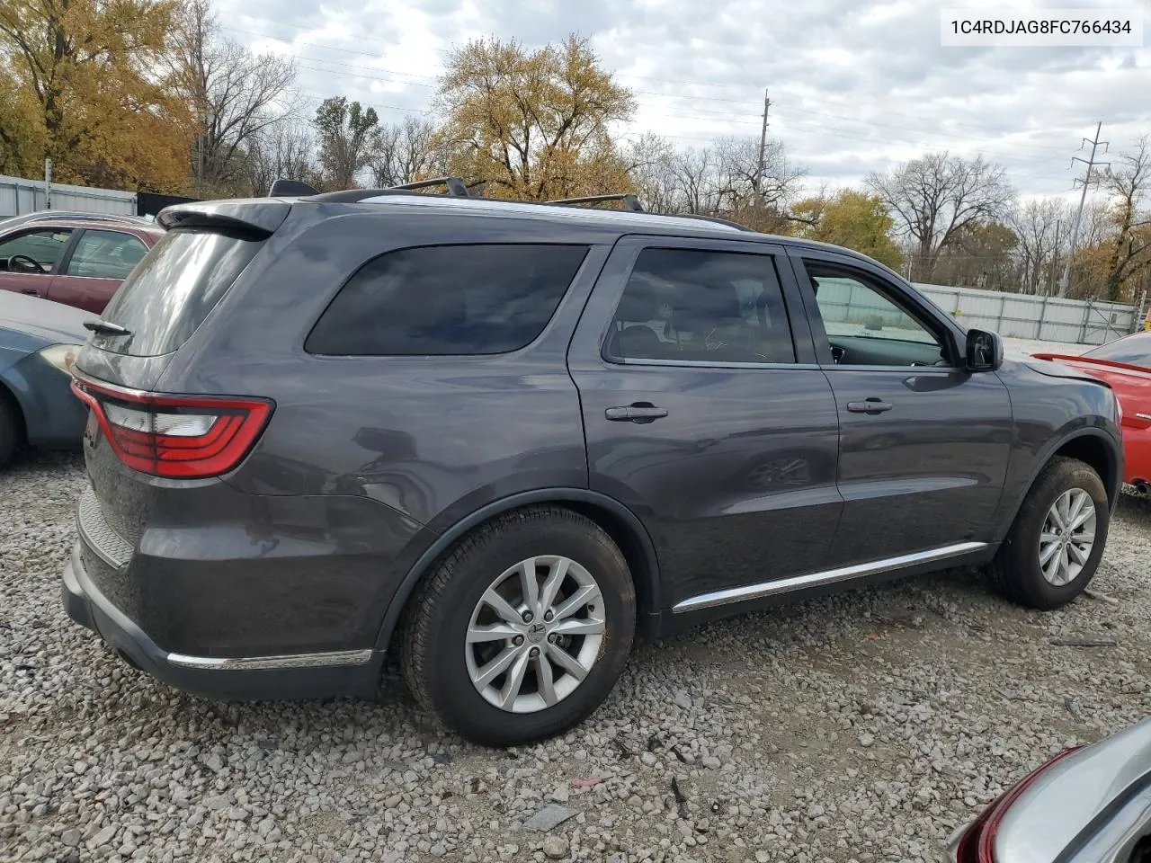 2015 Dodge Durango Sxt VIN: 1C4RDJAG8FC766434 Lot: 78772244