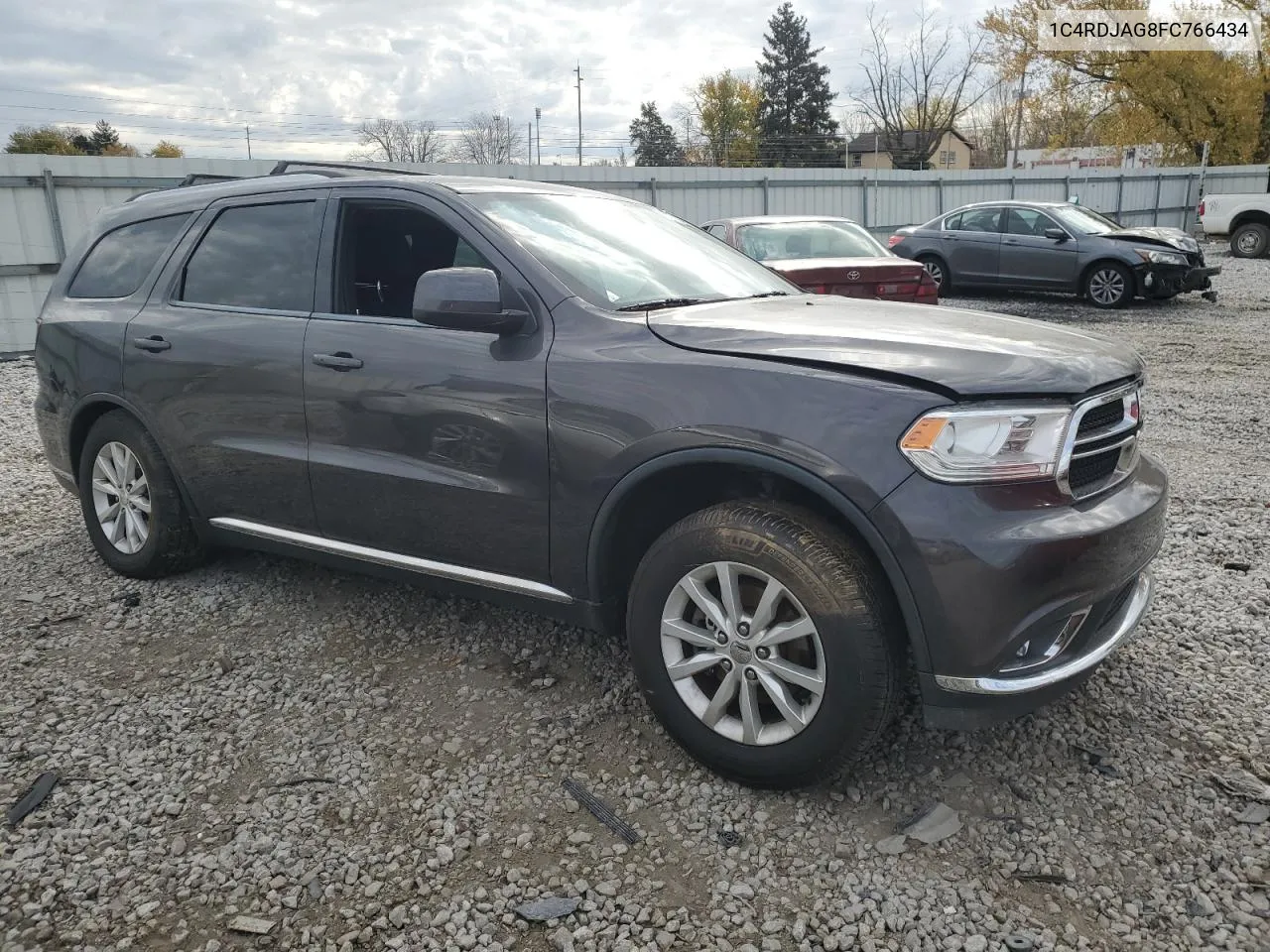 2015 Dodge Durango Sxt VIN: 1C4RDJAG8FC766434 Lot: 78772244