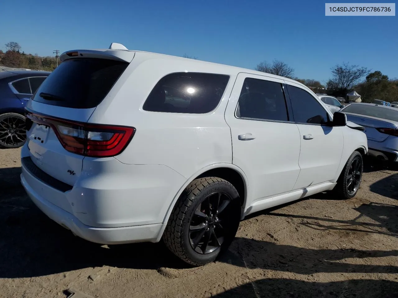 2015 Dodge Durango R/T VIN: 1C4SDJCT9FC786736 Lot: 79567634