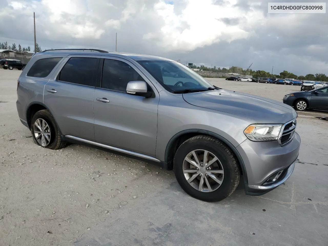 2015 Dodge Durango Limited VIN: 1C4RDHDG0FC800998 Lot: 79806564