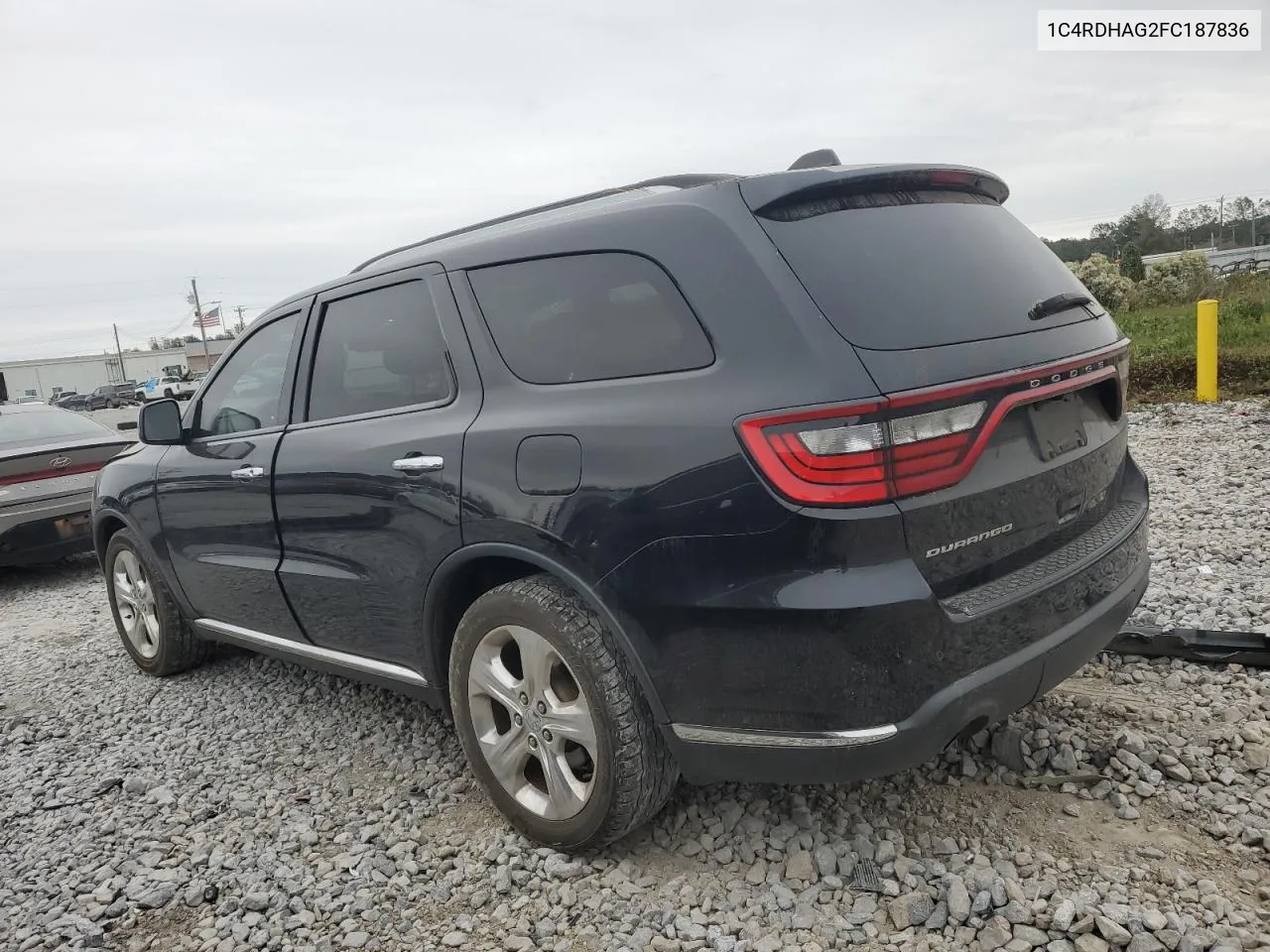 2015 Dodge Durango Sxt VIN: 1C4RDHAG2FC187836 Lot: 79945234