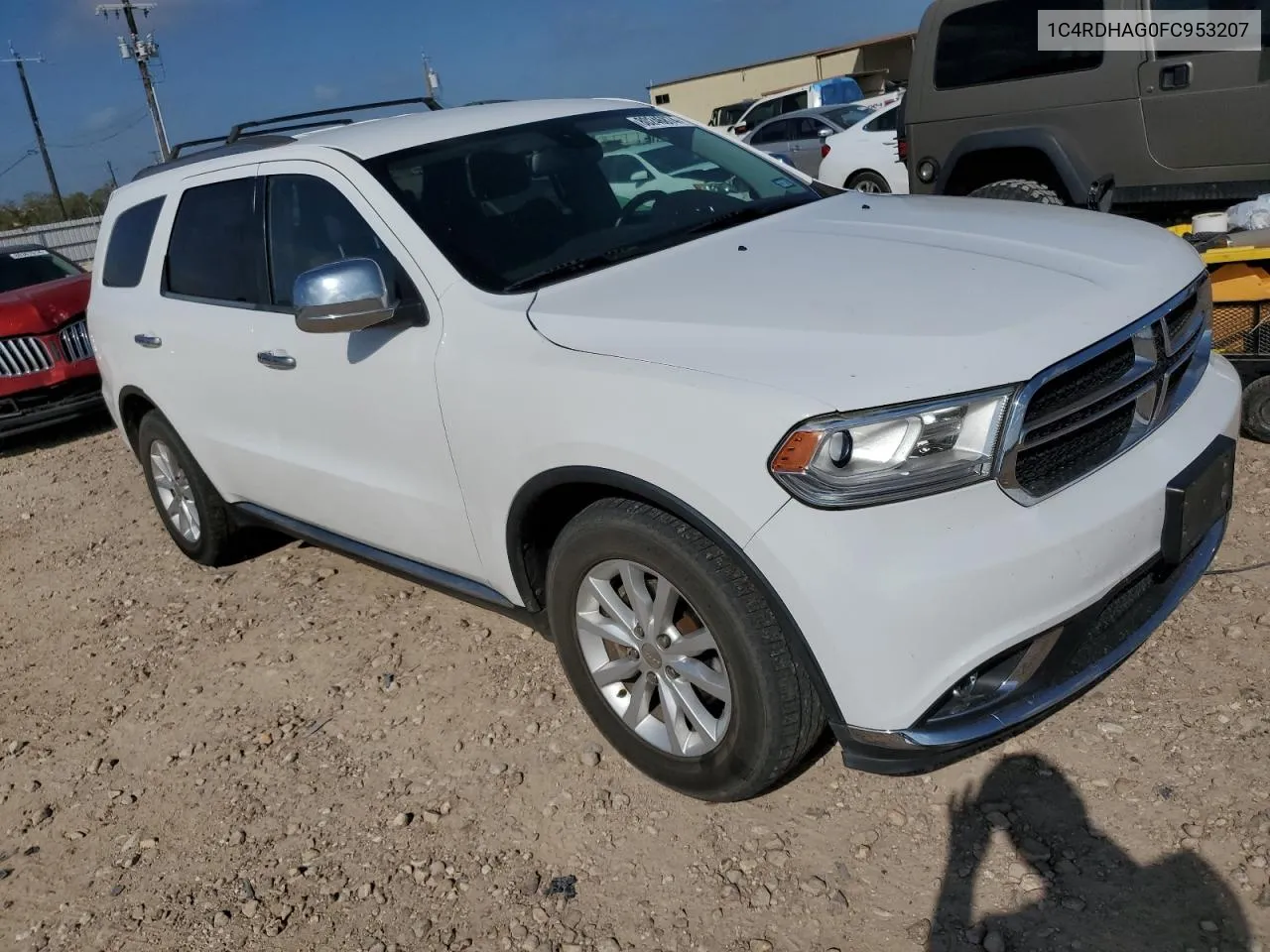 2015 Dodge Durango Sxt VIN: 1C4RDHAG0FC953207 Lot: 80246874