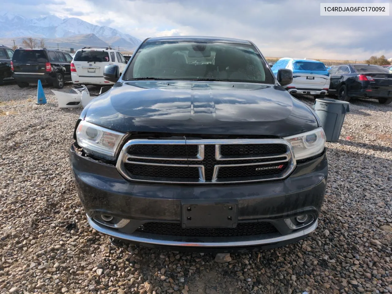 2015 Dodge Durango Sxt VIN: 1C4RDJAG6FC170092 Lot: 80348784