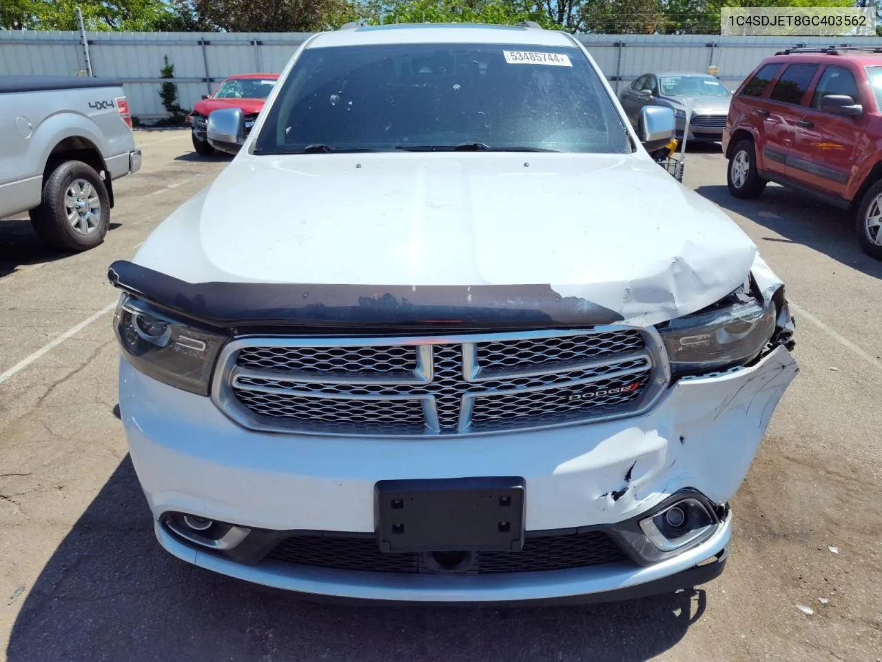 2016 Dodge Durango Citadel VIN: 1C4SDJET8GC403562 Lot: 53485744