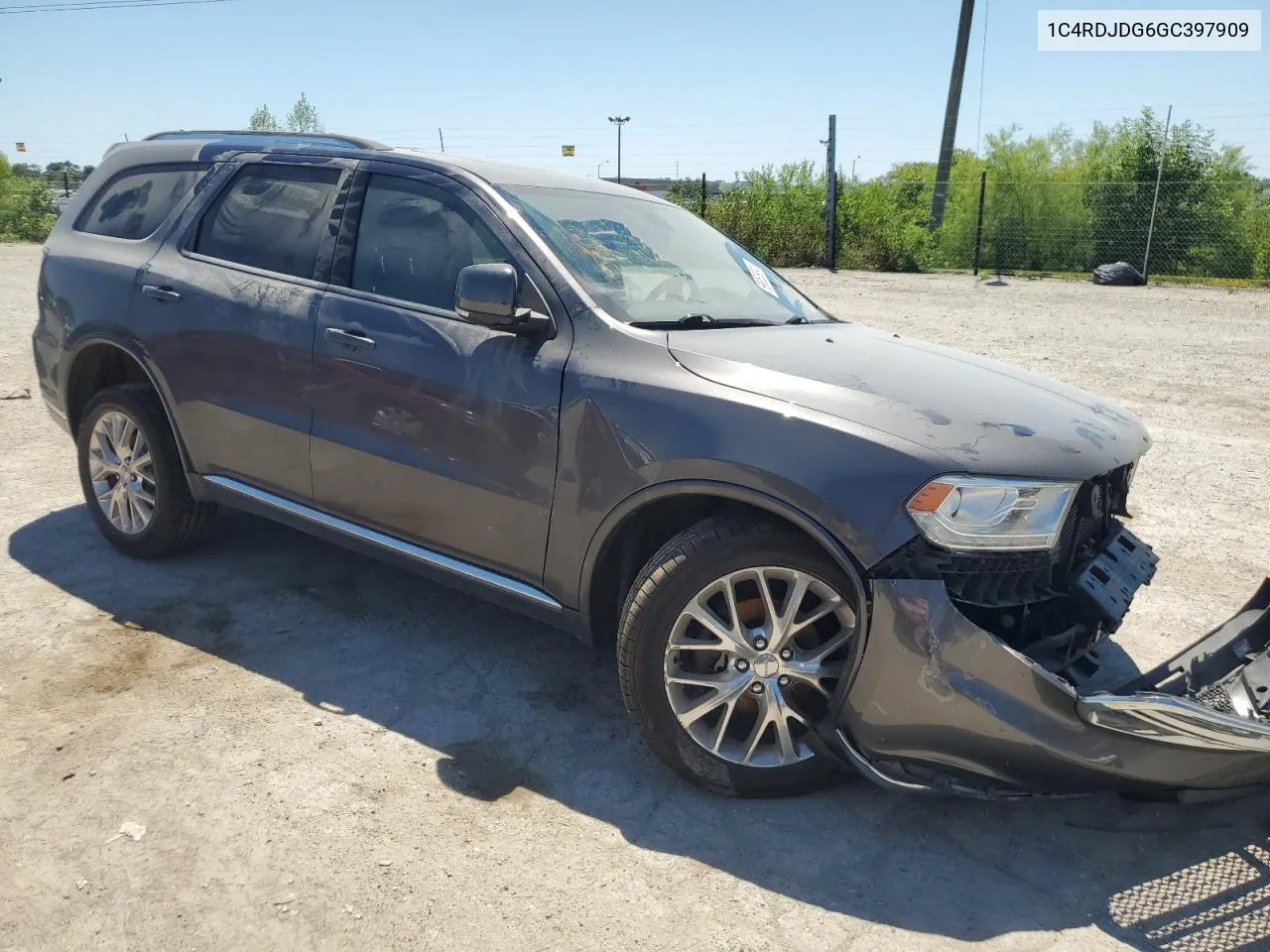 2016 Dodge Durango Limited VIN: 1C4RDJDG6GC397909 Lot: 56852904