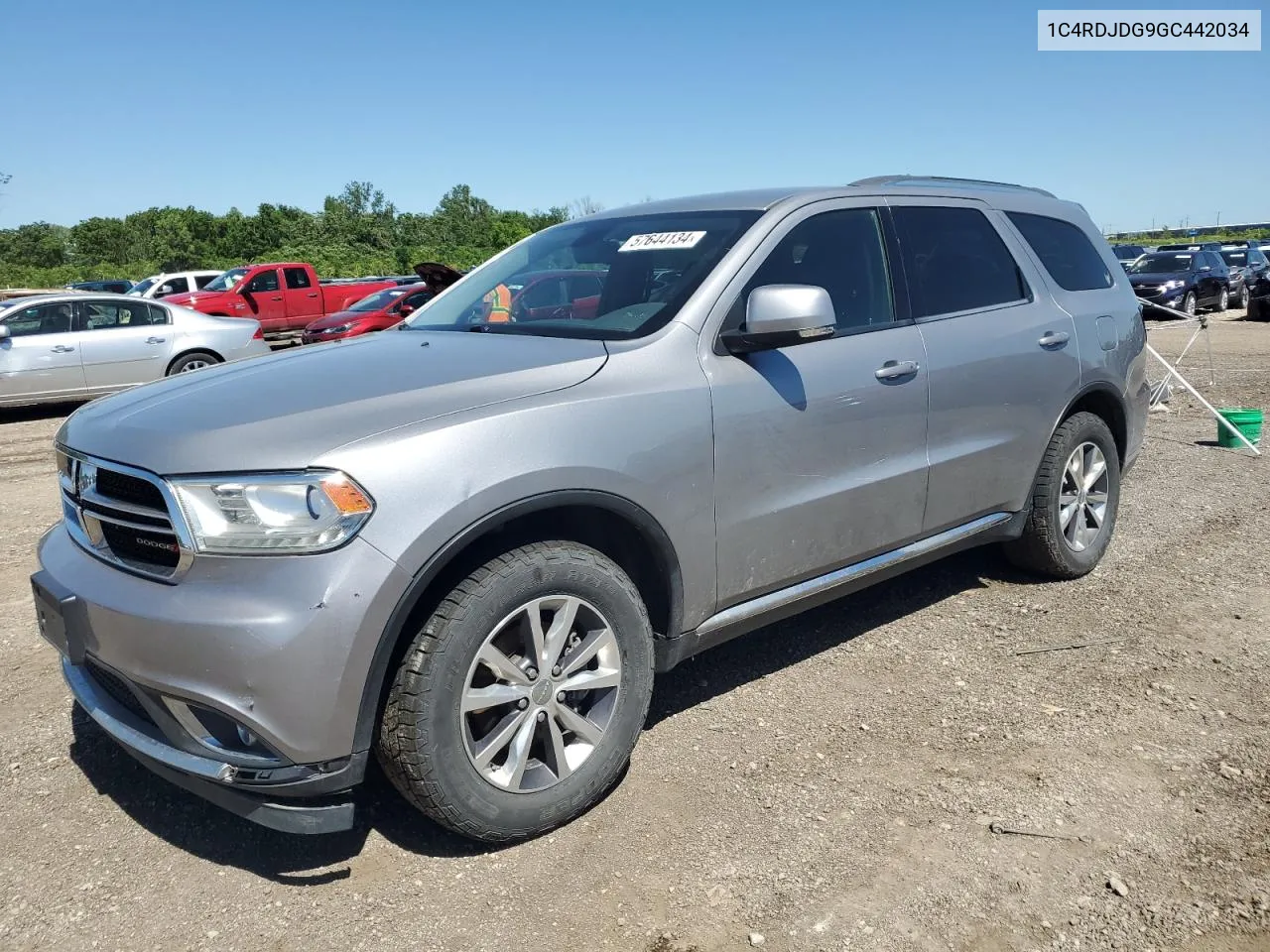 2016 Dodge Durango Limited VIN: 1C4RDJDG9GC442034 Lot: 57644134