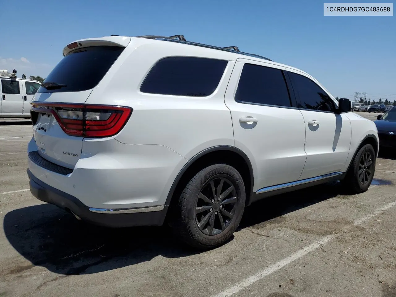 2016 Dodge Durango Limited VIN: 1C4RDHDG7GC483688 Lot: 58895384