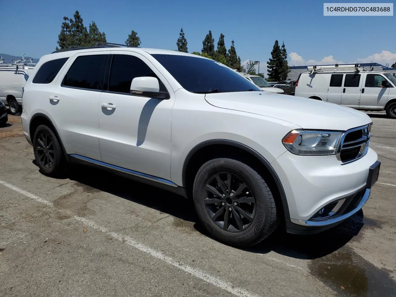 2016 Dodge Durango Limited VIN: 1C4RDHDG7GC483688 Lot: 58895384