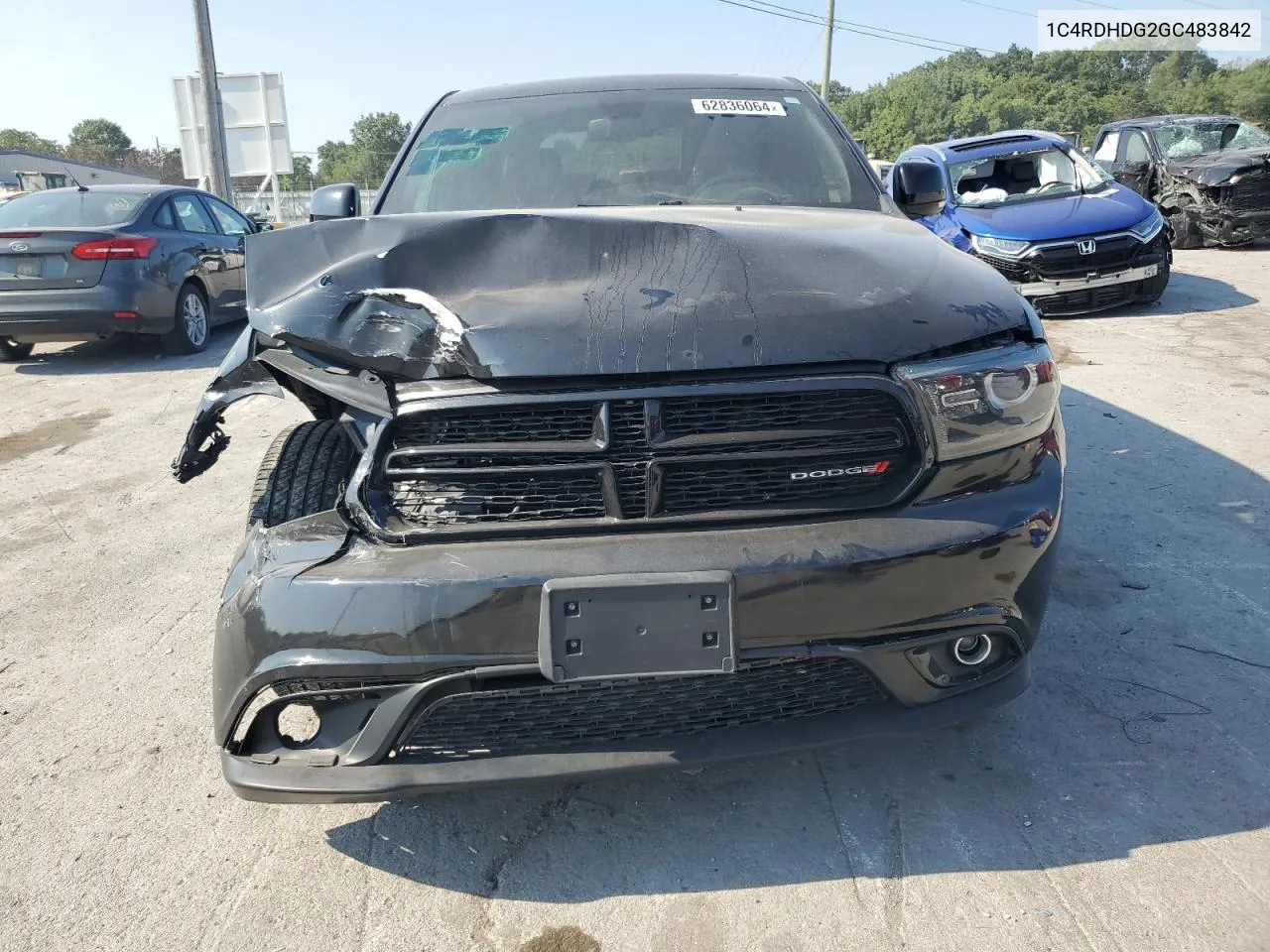 2016 Dodge Durango Limited VIN: 1C4RDHDG2GC483842 Lot: 62836064