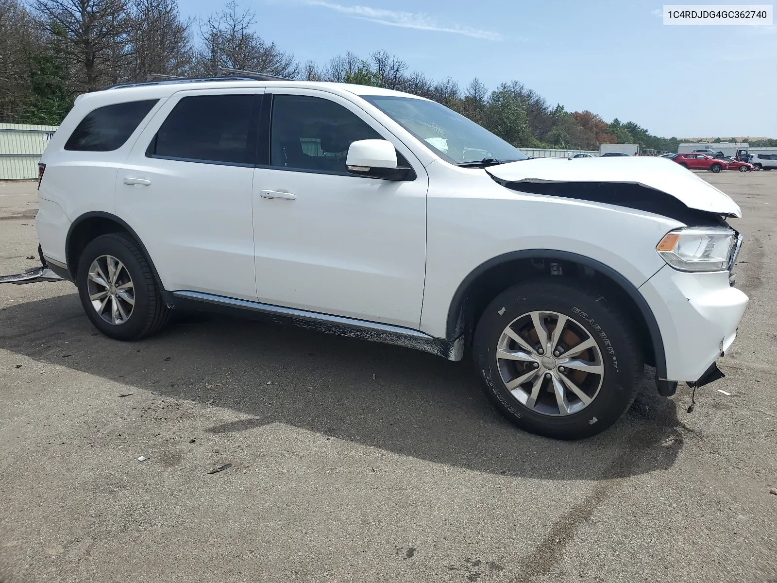 2016 Dodge Durango Limited VIN: 1C4RDJDG4GC362740 Lot: 64133964