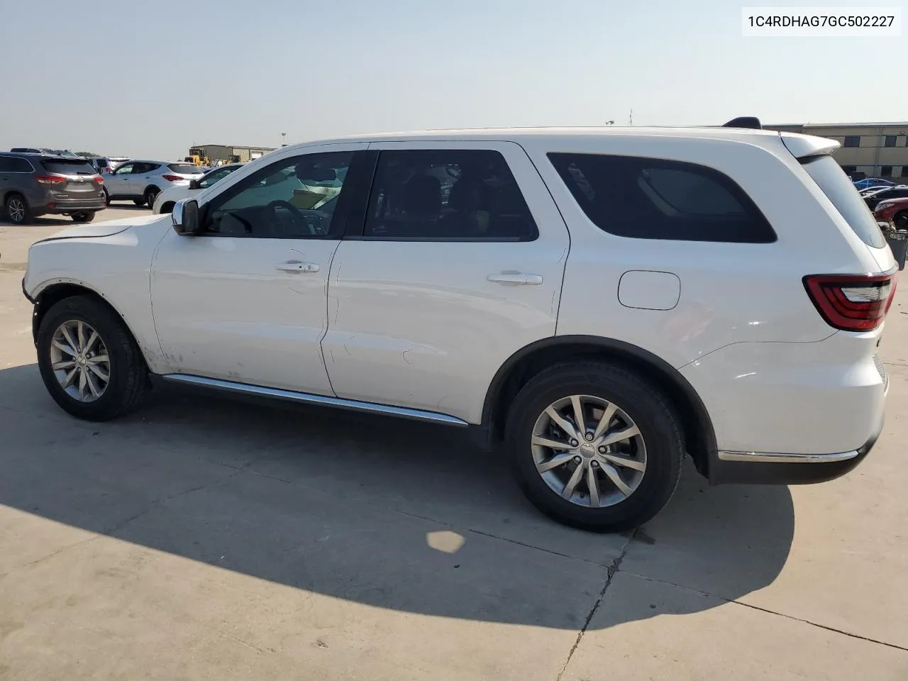 2016 Dodge Durango Sxt VIN: 1C4RDHAG7GC502227 Lot: 65524014