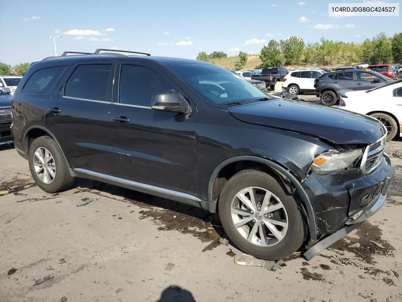 2016 Dodge Durango Limited VIN: 1C4RDJDG8GC424527 Lot: 65789844