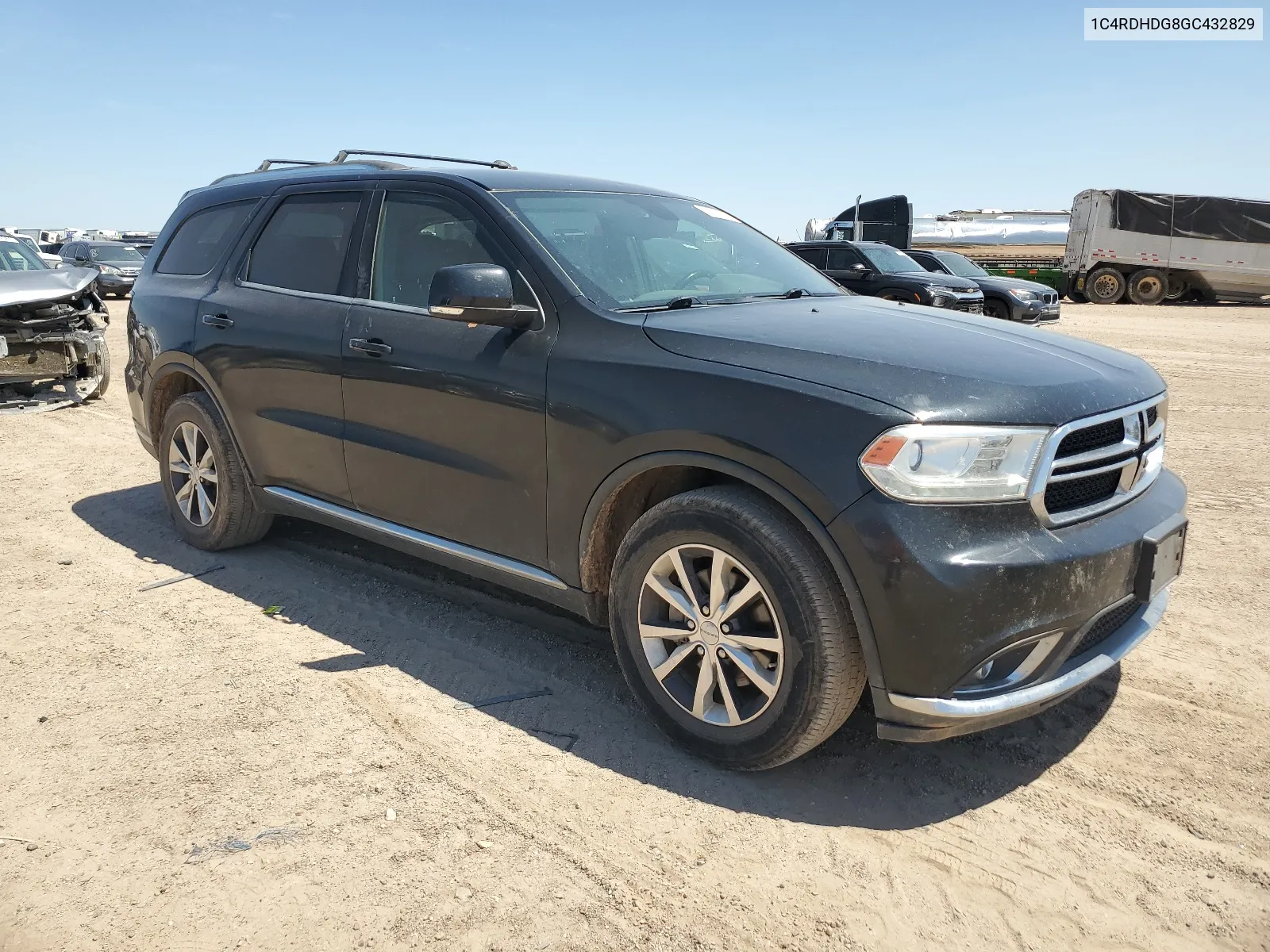 2016 Dodge Durango Limited VIN: 1C4RDHDG8GC432829 Lot: 66280234