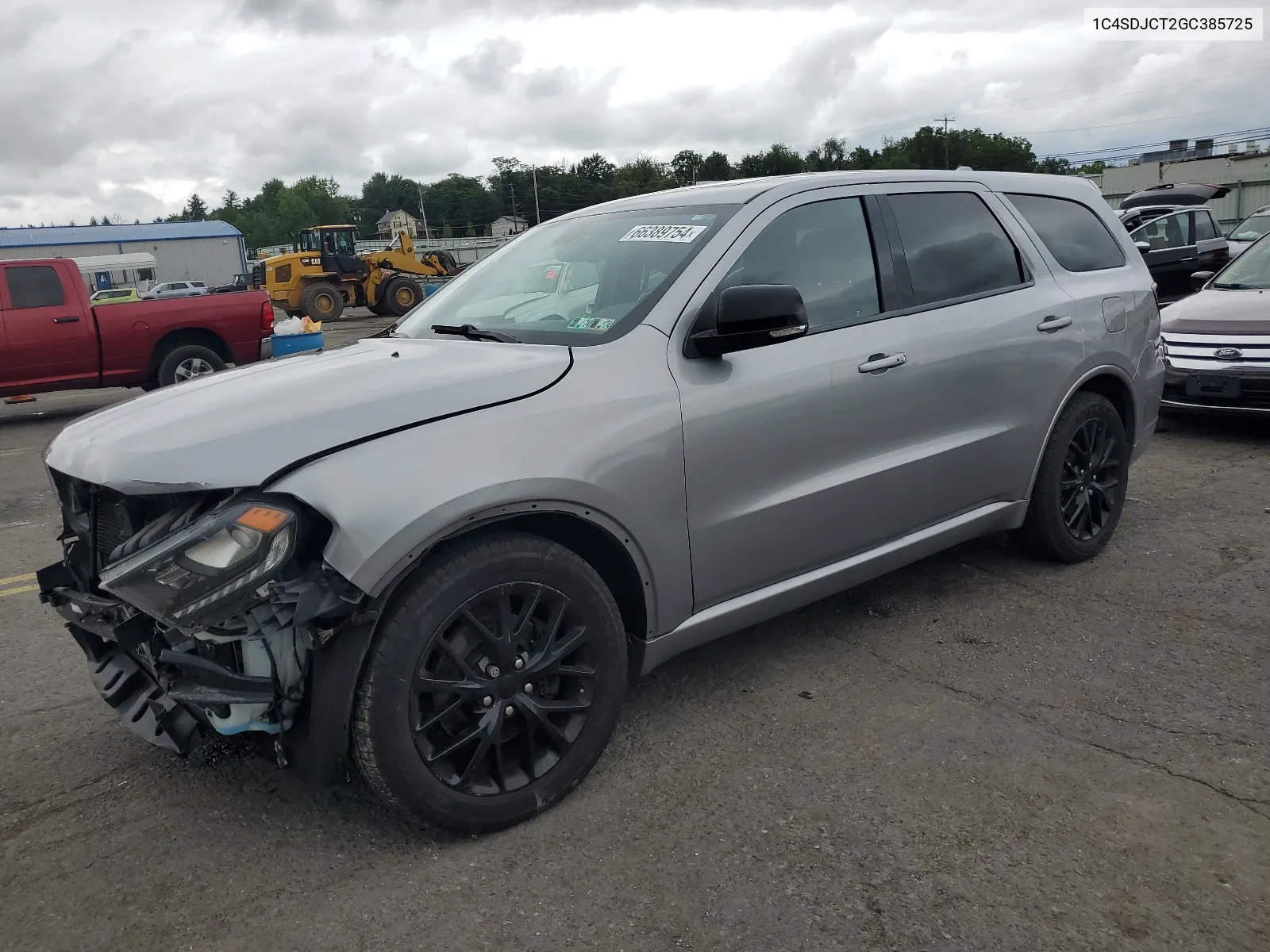 2016 Dodge Durango R/T VIN: 1C4SDJCT2GC385725 Lot: 66389754