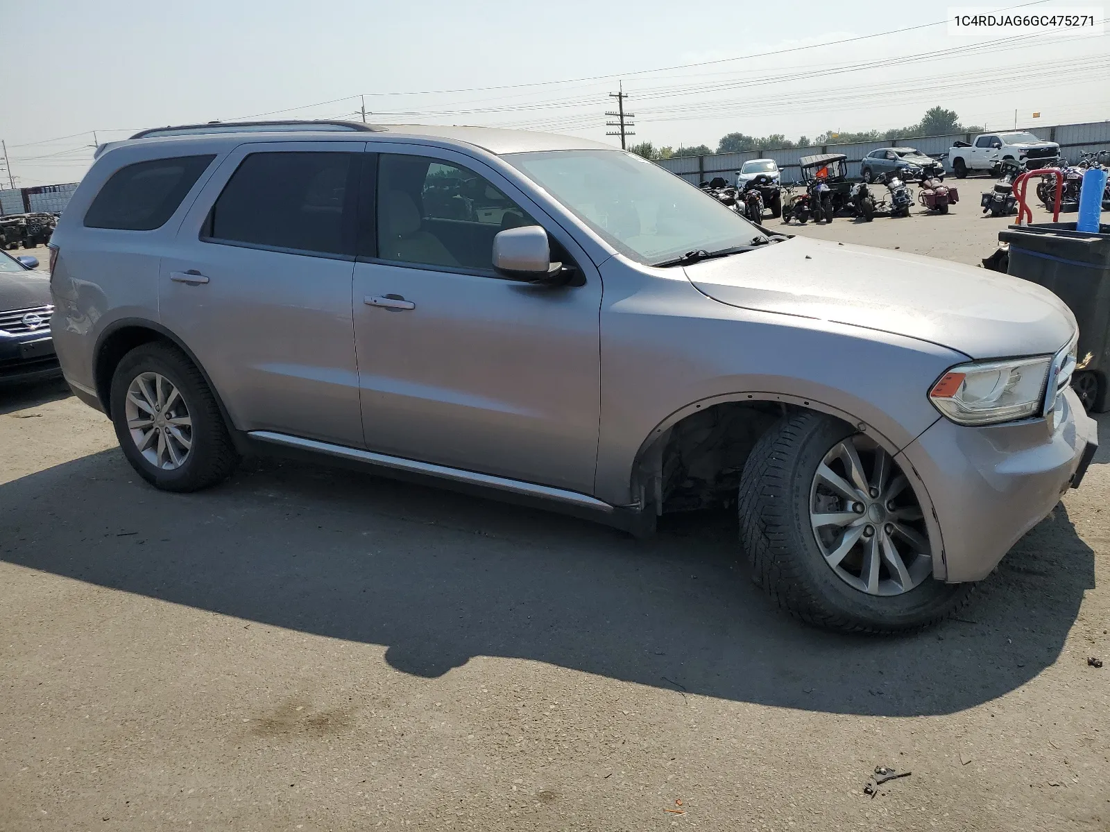 2016 Dodge Durango Sxt VIN: 1C4RDJAG6GC475271 Lot: 67005154