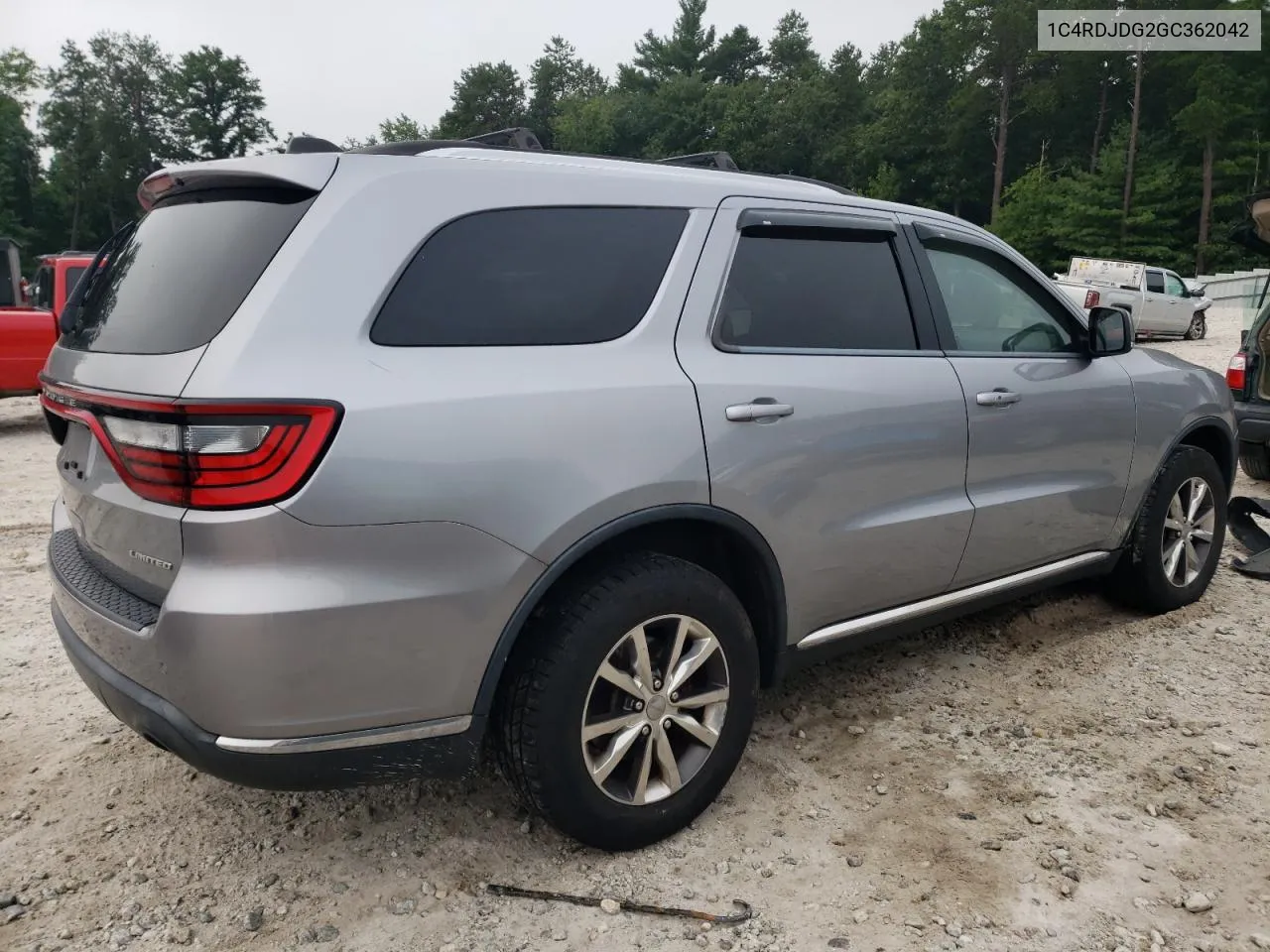 2016 Dodge Durango Limited VIN: 1C4RDJDG2GC362042 Lot: 67676174