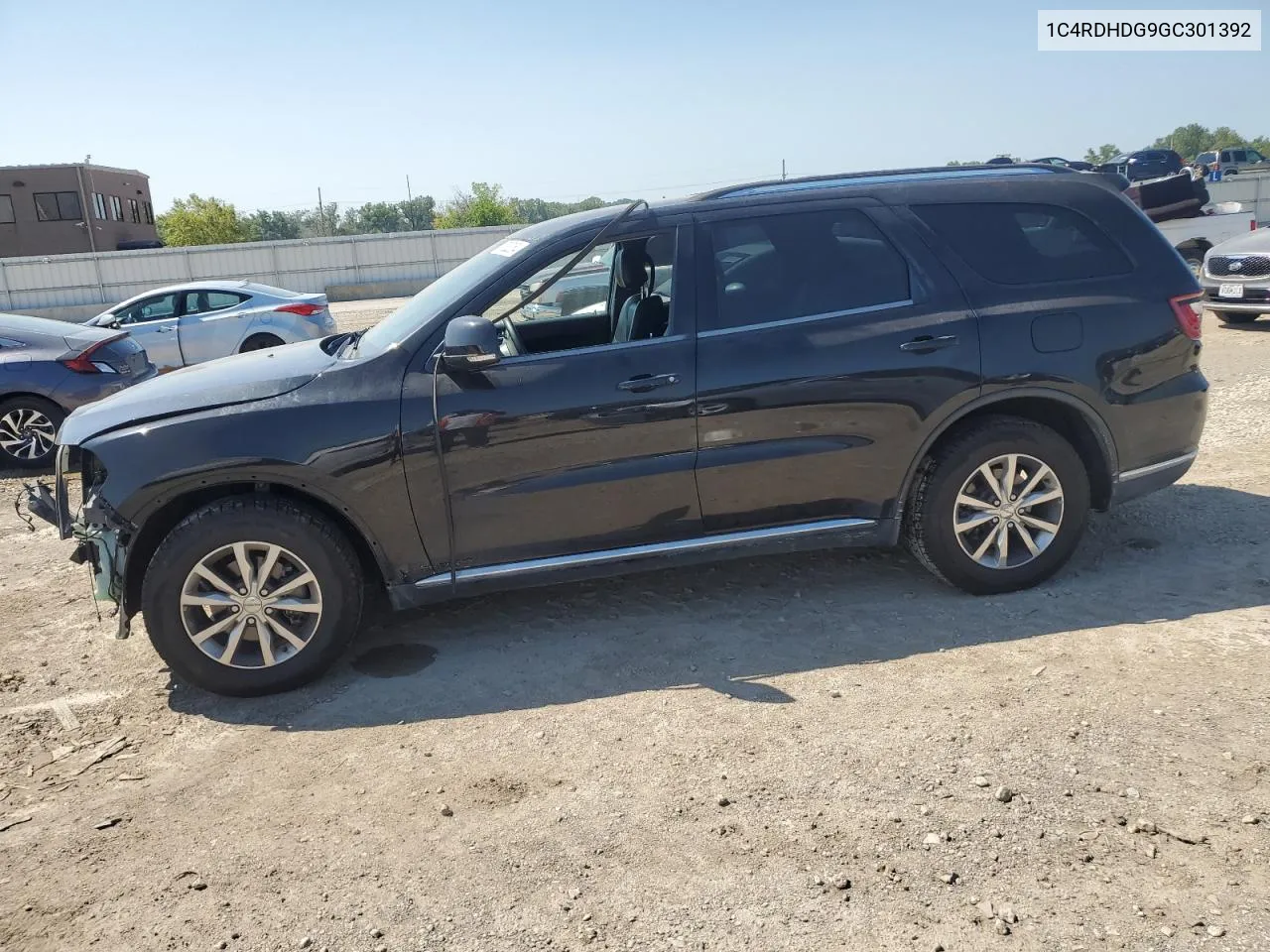 2016 Dodge Durango Limited VIN: 1C4RDHDG9GC301392 Lot: 67882264