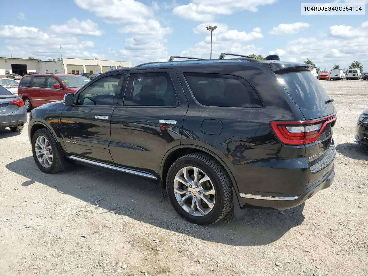 2016 Dodge Durango Citadel VIN: 1C4RDJEG4GC354104 Lot: 68259784