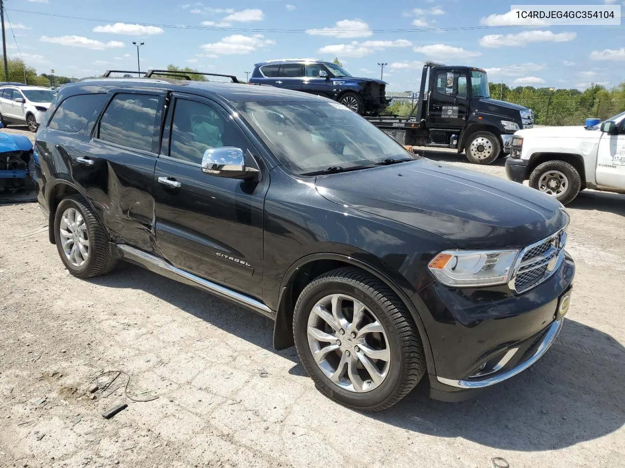 1C4RDJEG4GC354104 2016 Dodge Durango Citadel