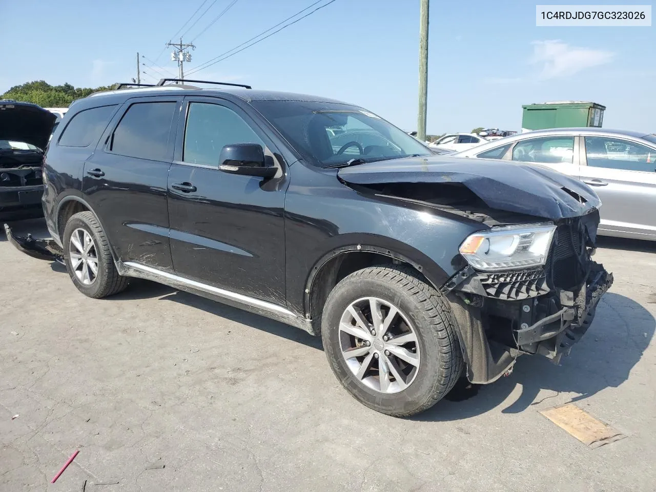 2016 Dodge Durango Limited VIN: 1C4RDJDG7GC323026 Lot: 68810754