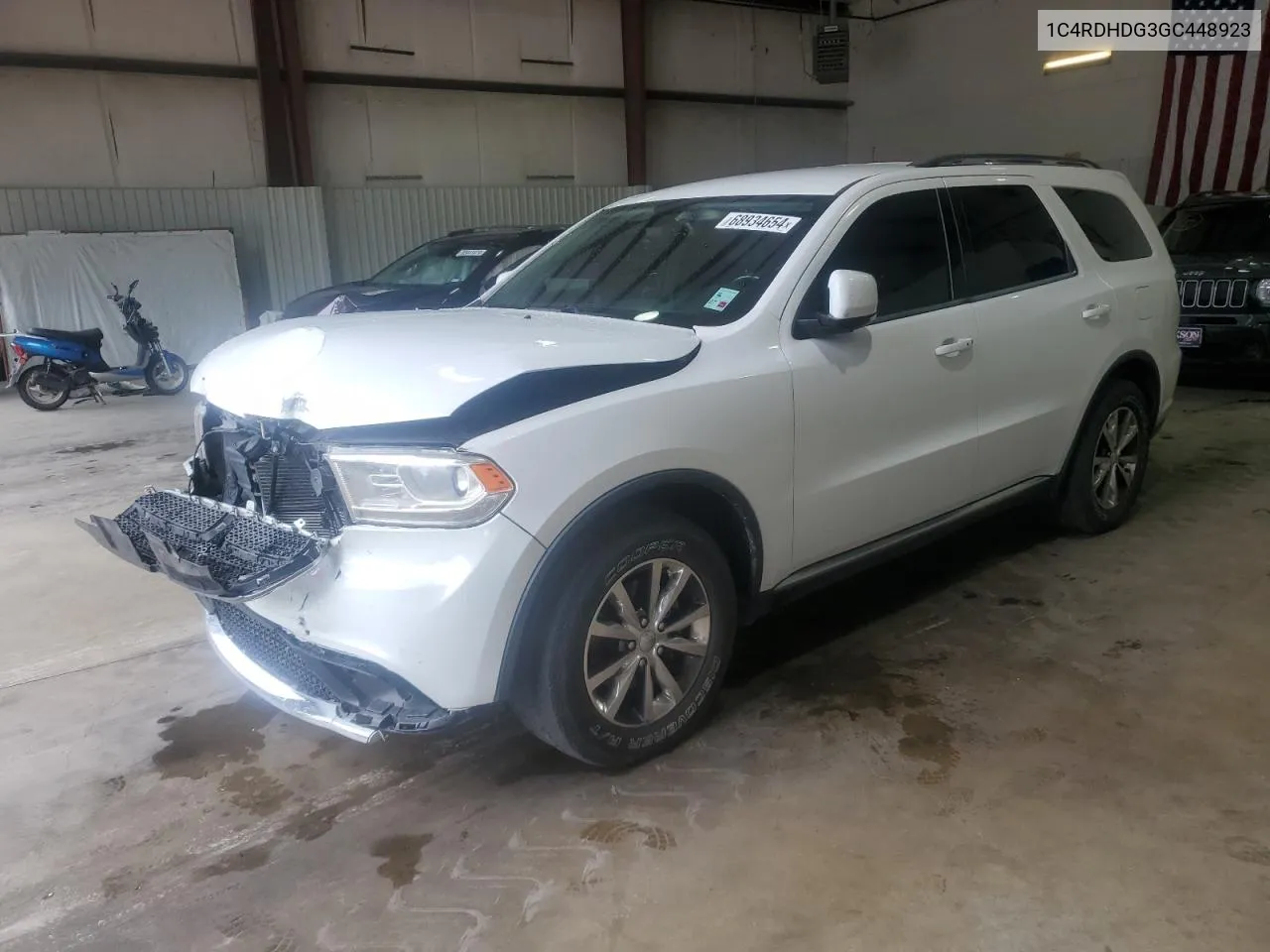 1C4RDHDG3GC448923 2016 Dodge Durango Limited