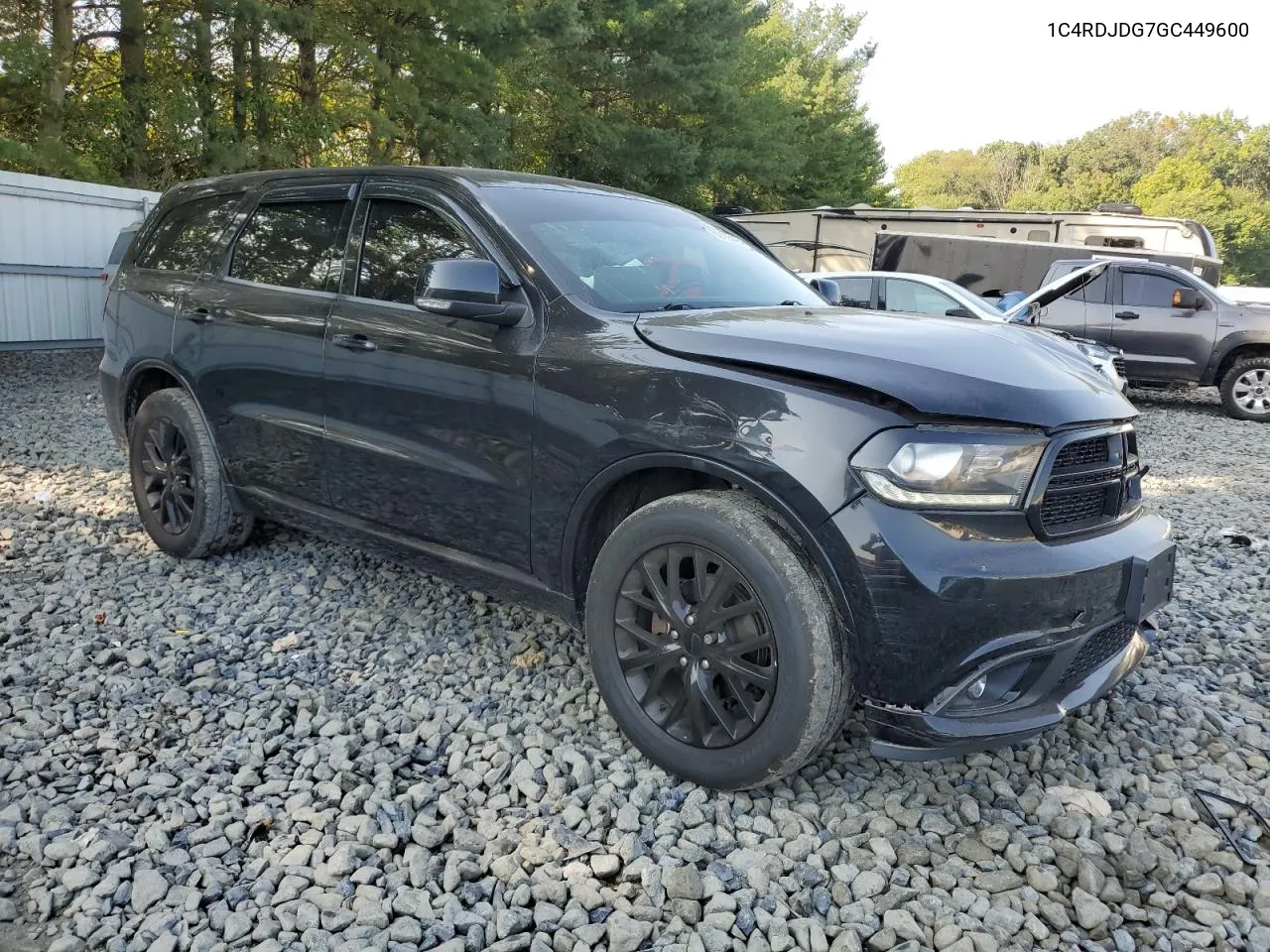 2016 Dodge Durango Limited VIN: 1C4RDJDG7GC449600 Lot: 69185494