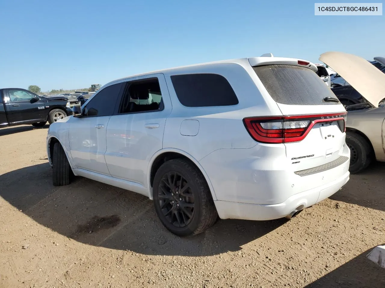 2016 Dodge Durango R/T VIN: 1C4SDJCT8GC486431 Lot: 69281034