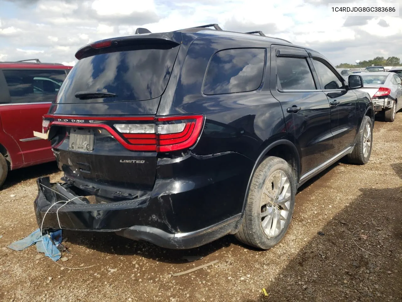 1C4RDJDG8GC383686 2016 Dodge Durango Limited