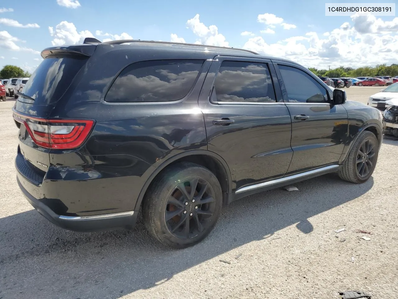 2016 Dodge Durango Limited VIN: 1C4RDHDG1GC308191 Lot: 69696914