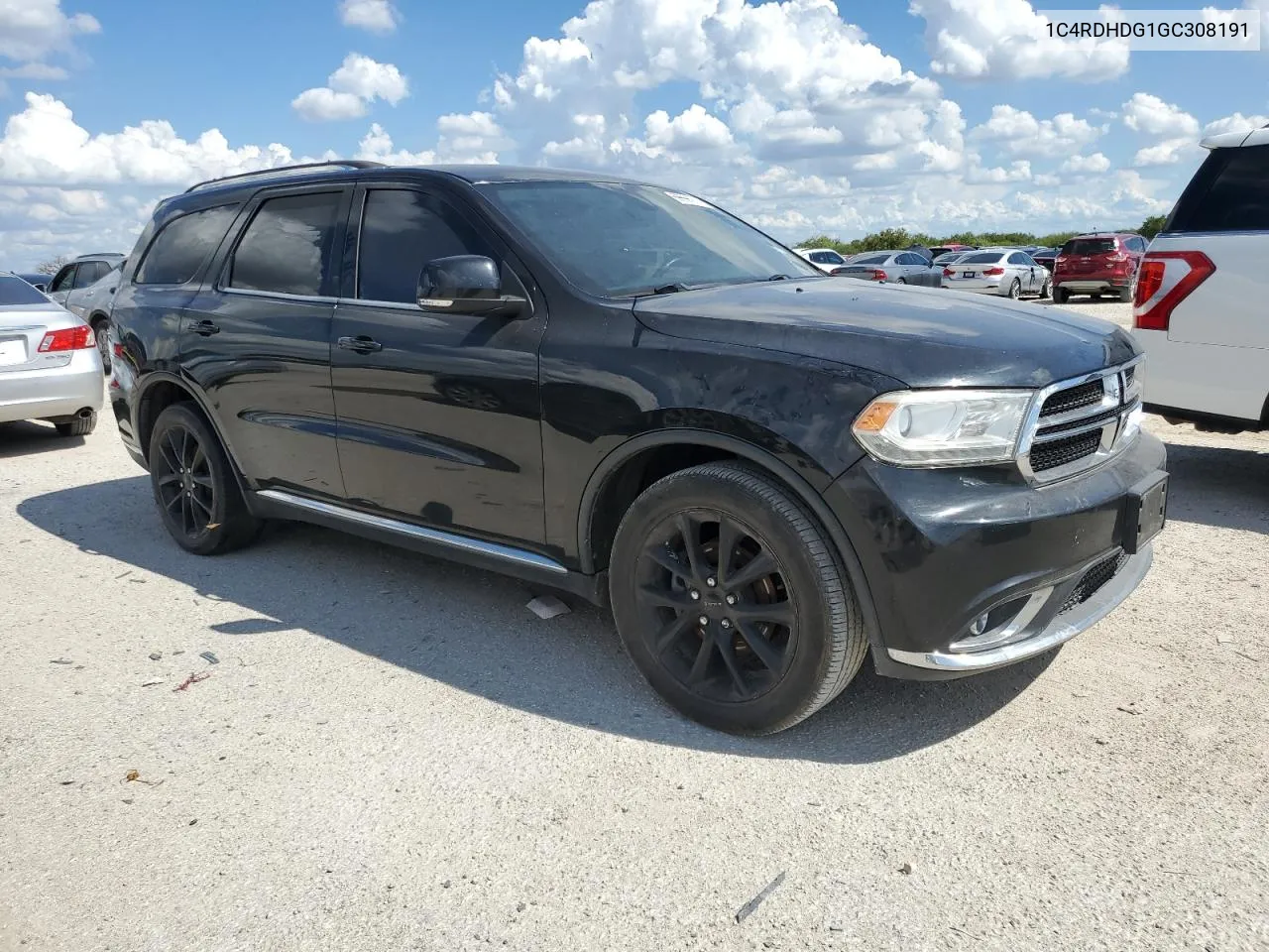 2016 Dodge Durango Limited VIN: 1C4RDHDG1GC308191 Lot: 69696914