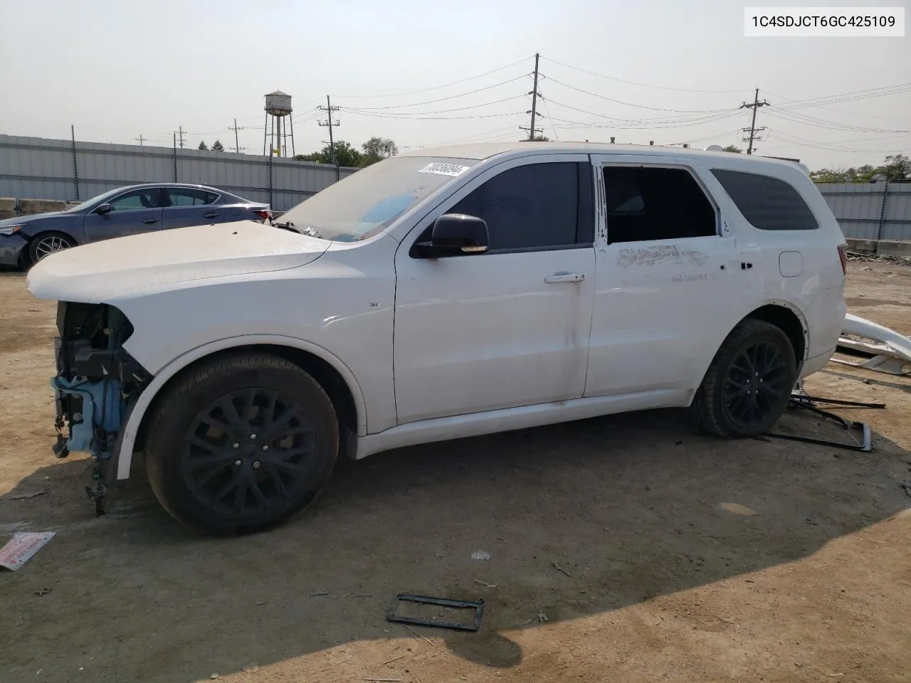 2016 Dodge Durango R/T VIN: 1C4SDJCT6GC425109 Lot: 70036094