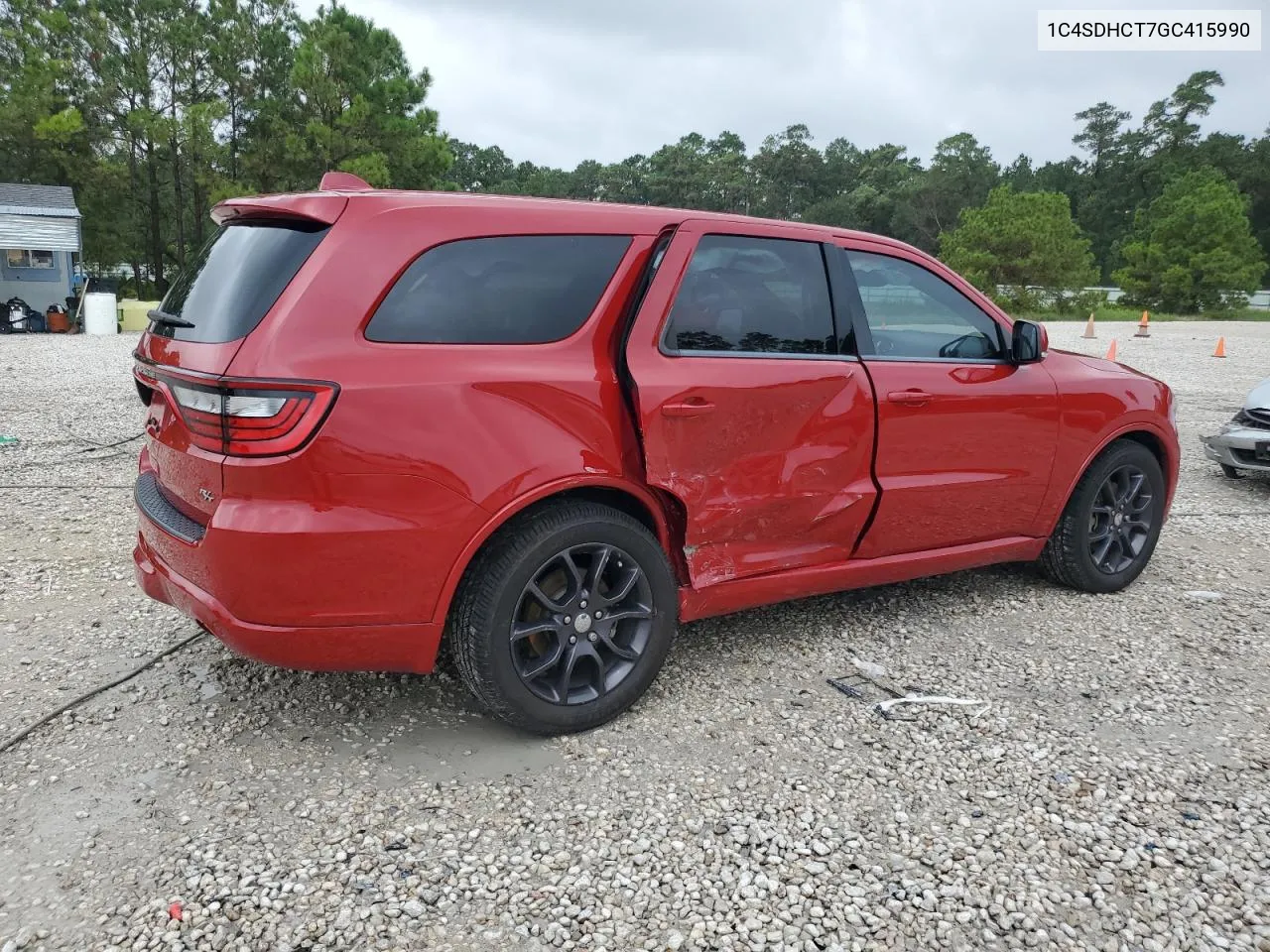 2016 Dodge Durango R/T VIN: 1C4SDHCT7GC415990 Lot: 70306194