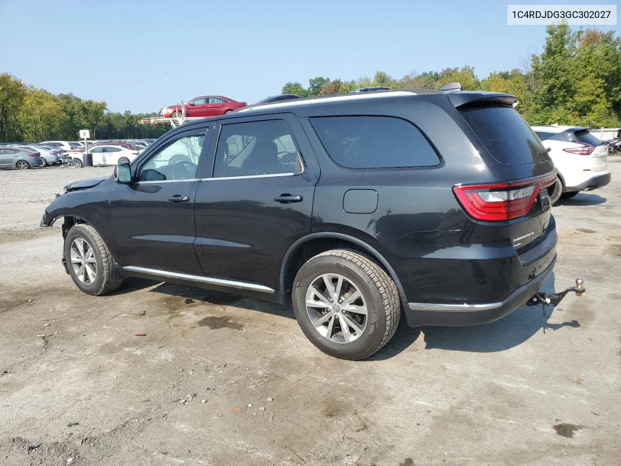 2016 Dodge Durango Limited VIN: 1C4RDJDG3GC302027 Lot: 71440094