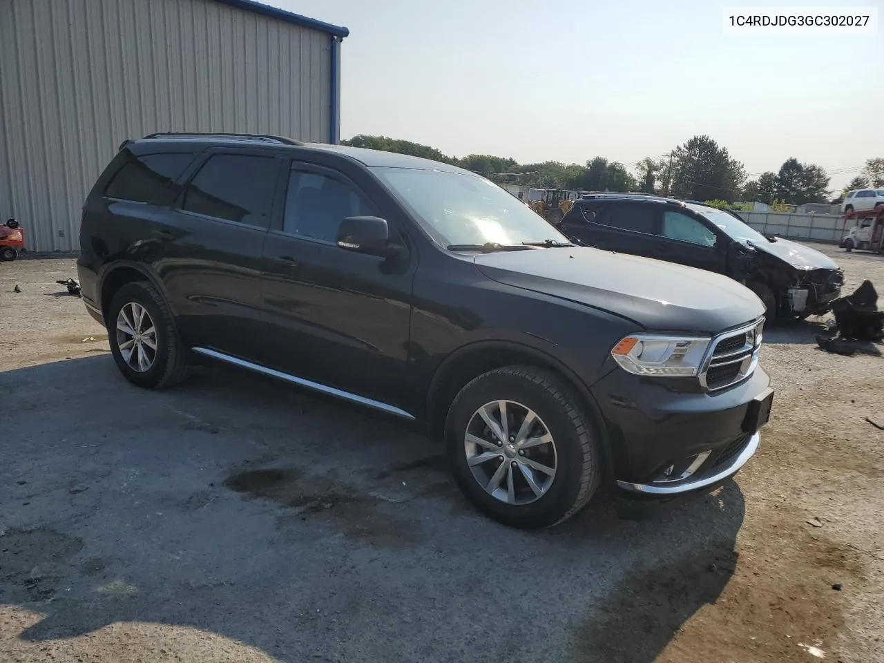 2016 Dodge Durango Limited VIN: 1C4RDJDG3GC302027 Lot: 71440094