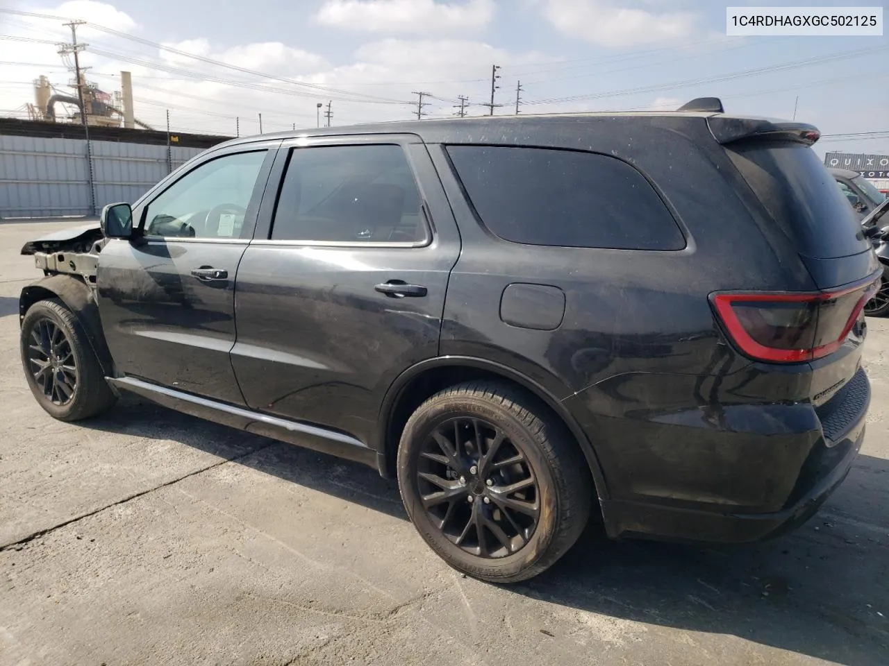 2016 Dodge Durango Sxt VIN: 1C4RDHAGXGC502125 Lot: 71442974