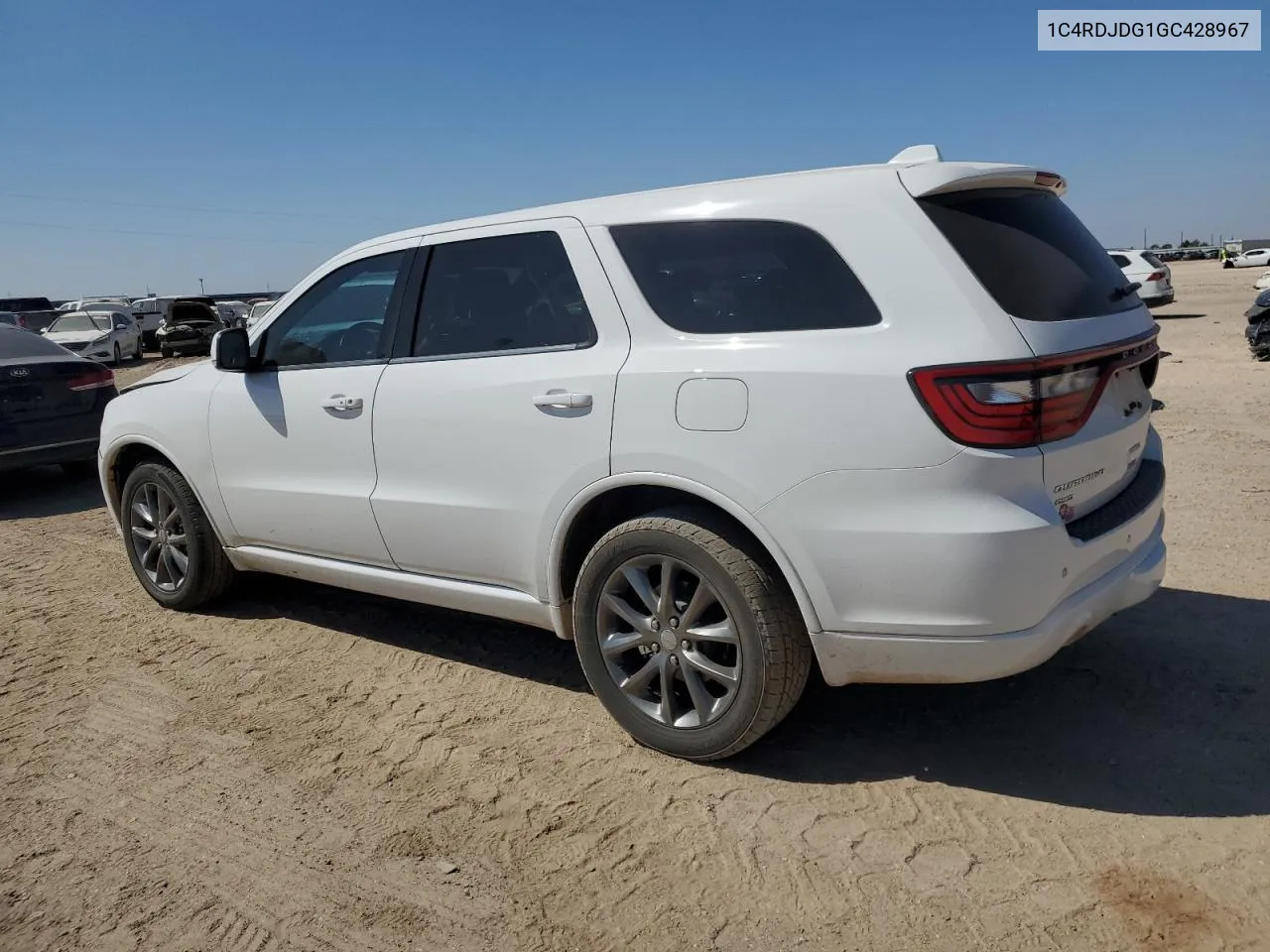 2016 Dodge Durango Limited VIN: 1C4RDJDG1GC428967 Lot: 71668294