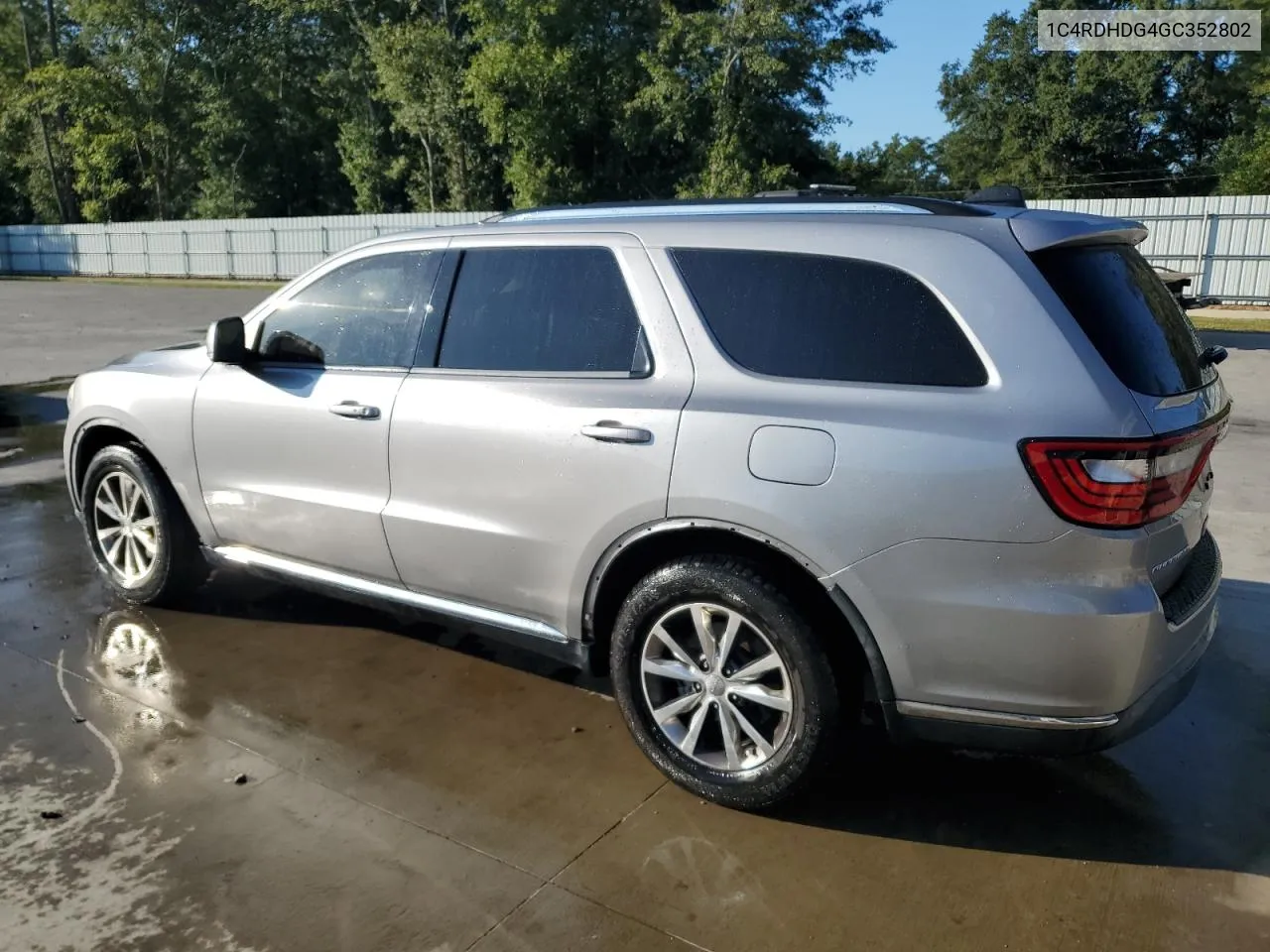 2016 Dodge Durango Limited VIN: 1C4RDHDG4GC352802 Lot: 71677514