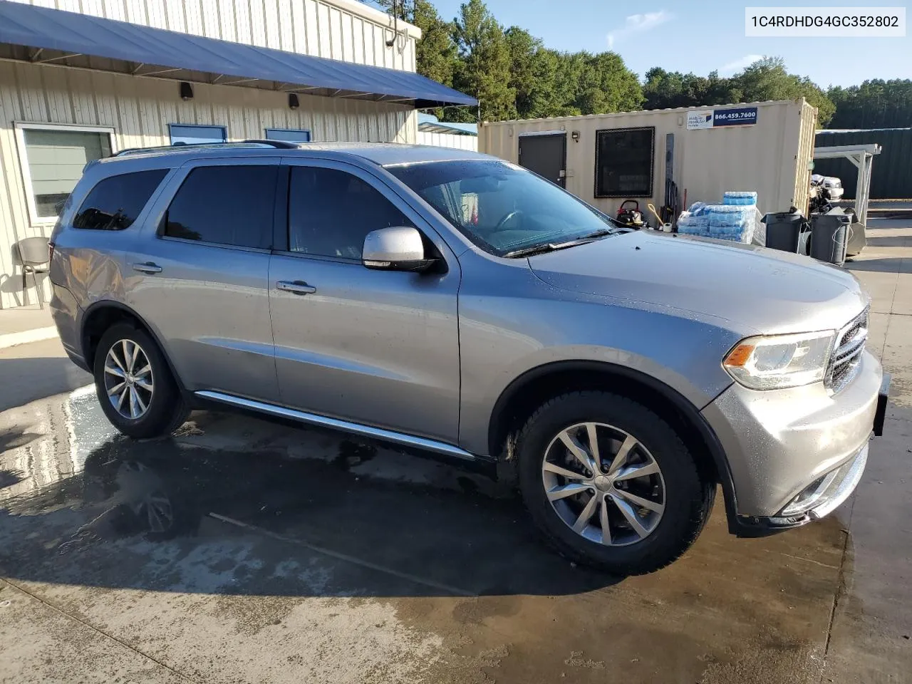 2016 Dodge Durango Limited VIN: 1C4RDHDG4GC352802 Lot: 71677514