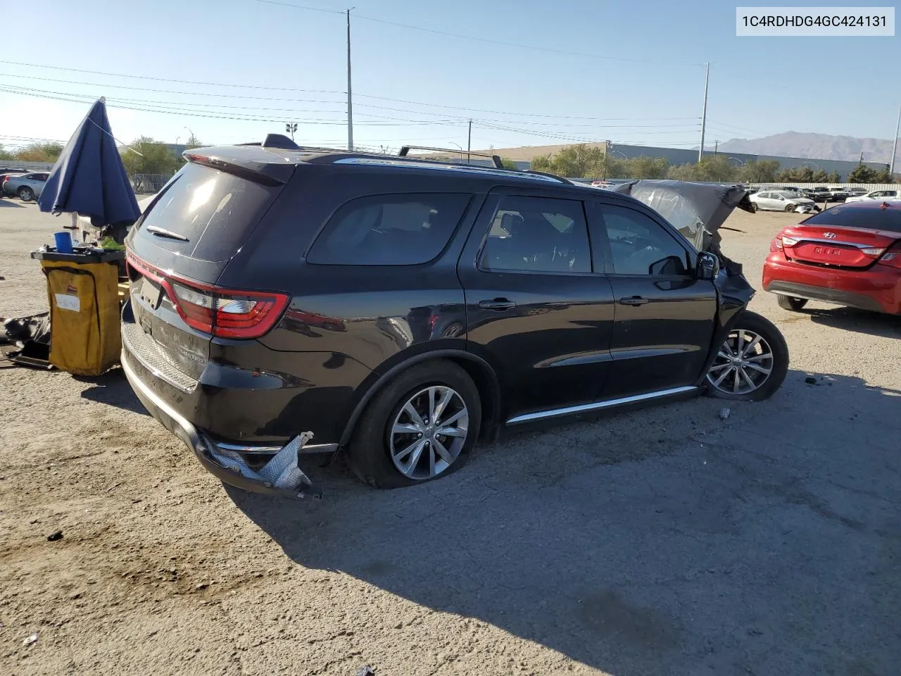 2016 Dodge Durango Limited VIN: 1C4RDHDG4GC424131 Lot: 71747514