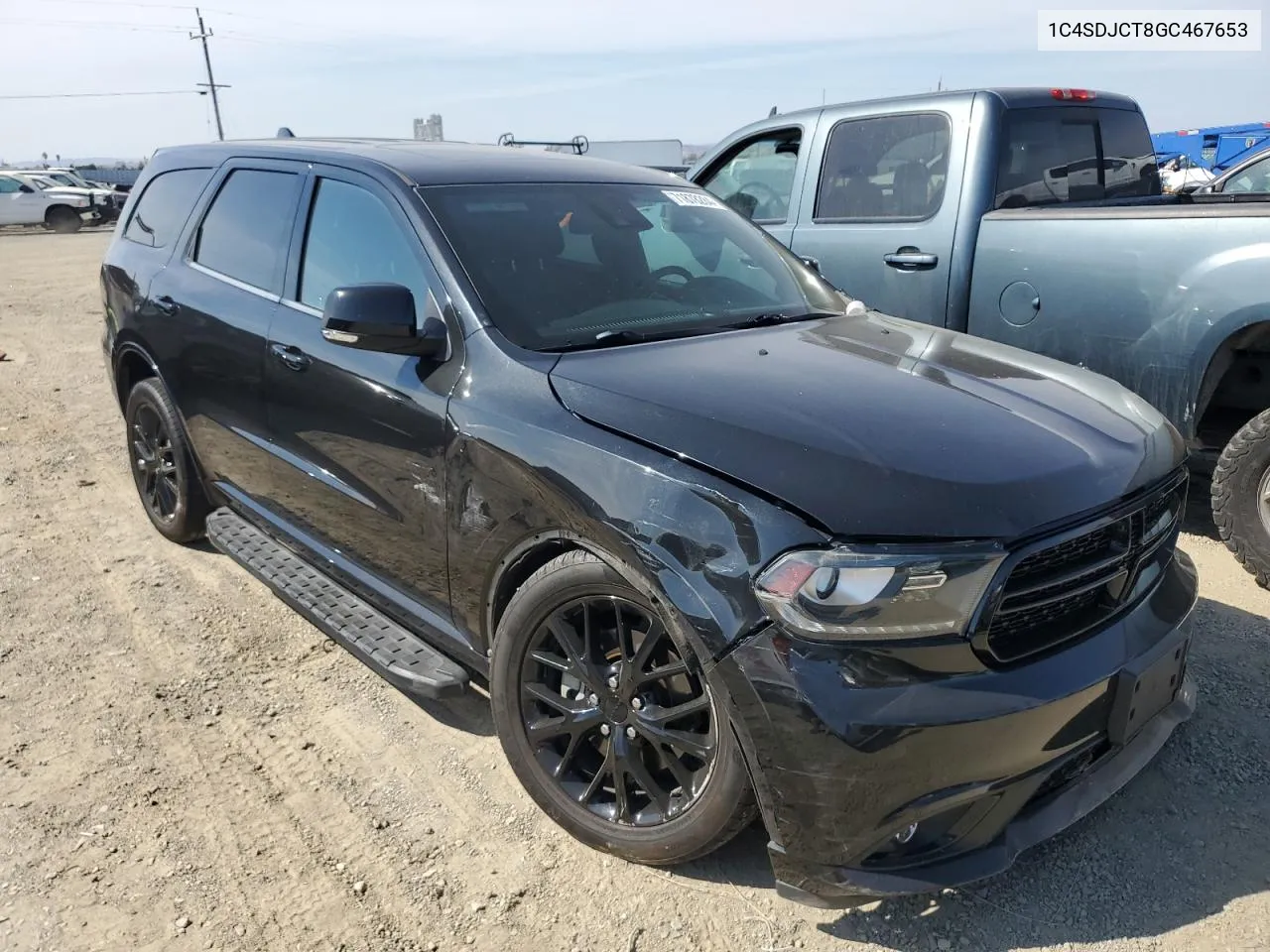 2016 Dodge Durango R/T VIN: 1C4SDJCT8GC467653 Lot: 71878284