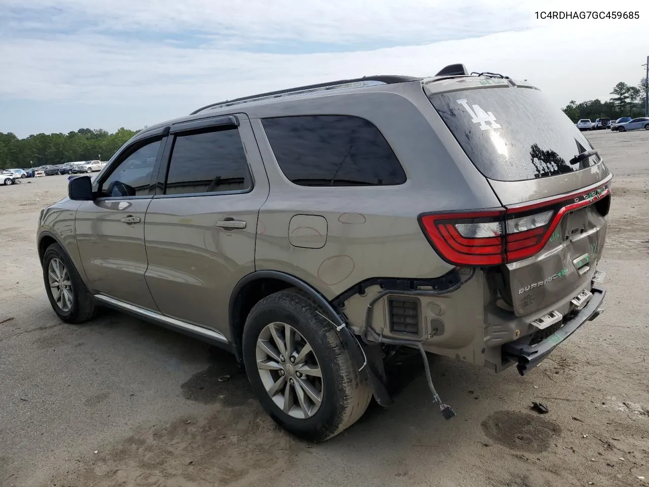 2016 Dodge Durango Sxt VIN: 1C4RDHAG7GC459685 Lot: 71950314