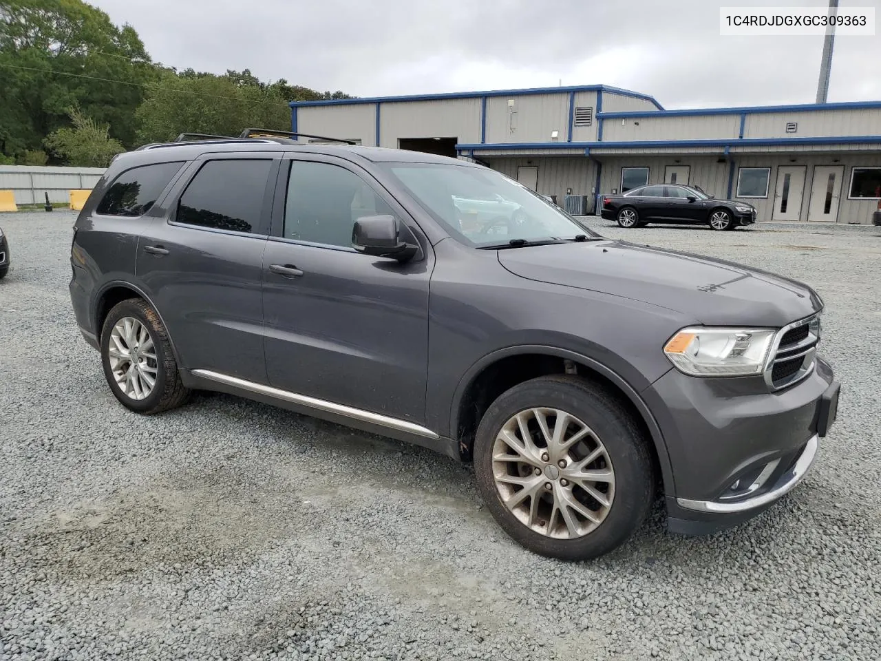 2016 Dodge Durango Limited VIN: 1C4RDJDGXGC309363 Lot: 72123404