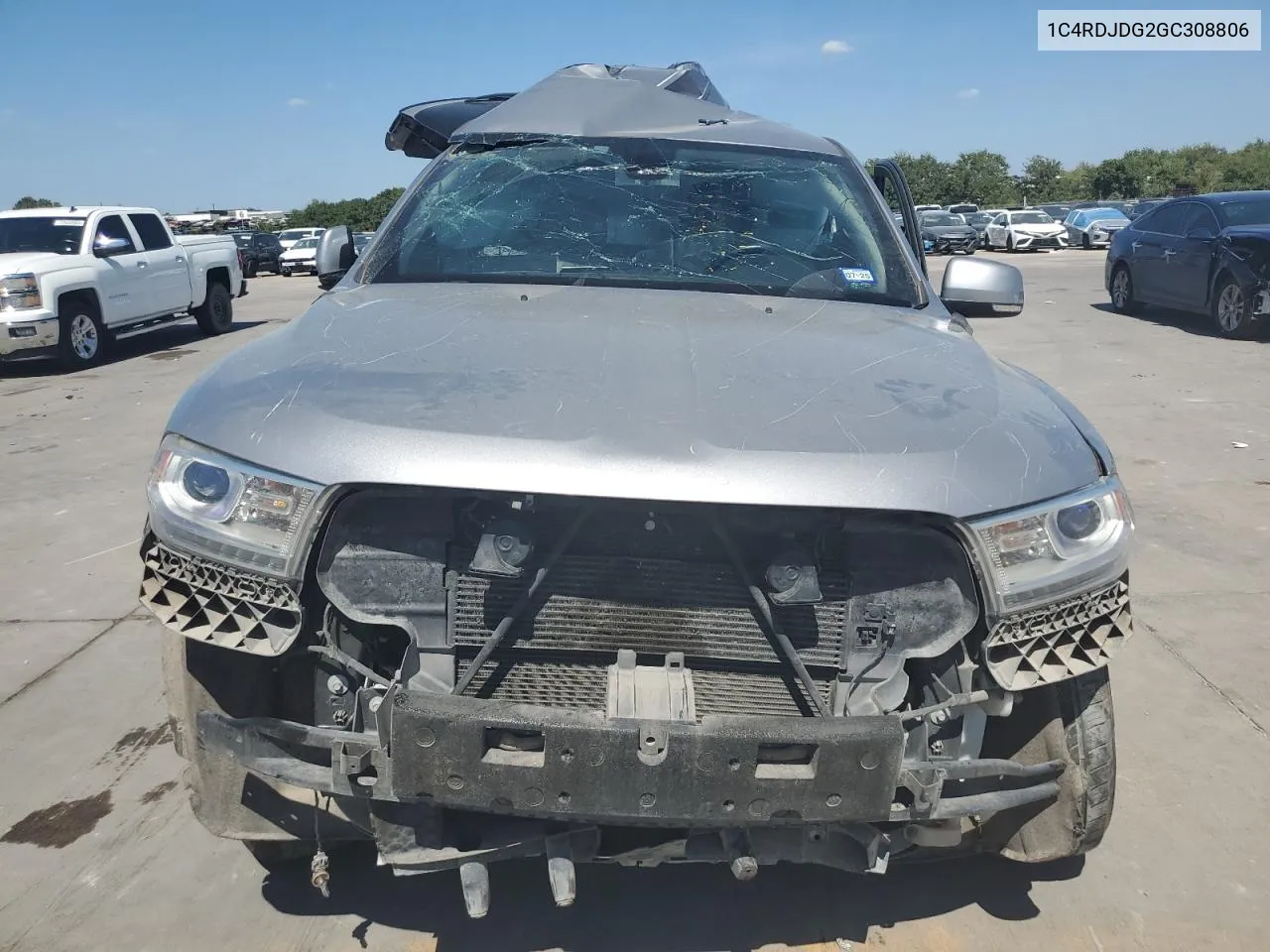 2016 Dodge Durango Limited VIN: 1C4RDJDG2GC308806 Lot: 72465404