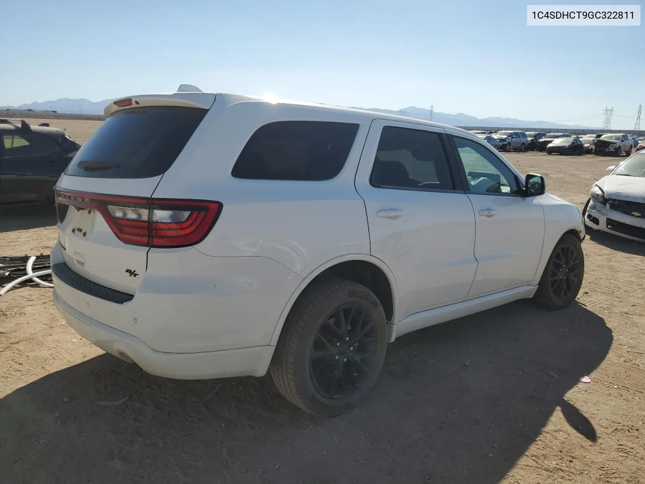 2016 Dodge Durango R/T VIN: 1C4SDHCT9GC322811 Lot: 72574154