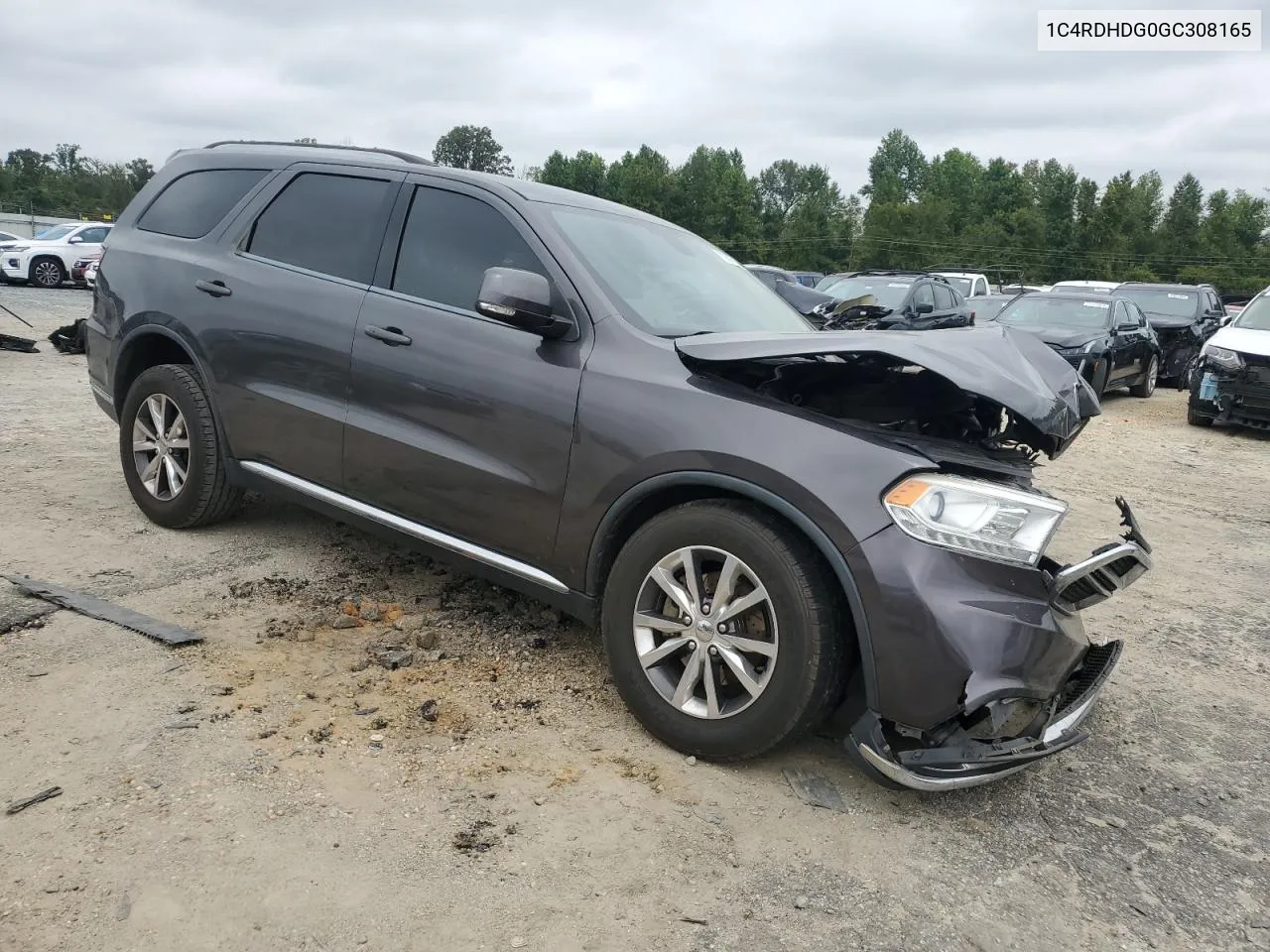 2016 Dodge Durango Limited VIN: 1C4RDHDG0GC308165 Lot: 72605764