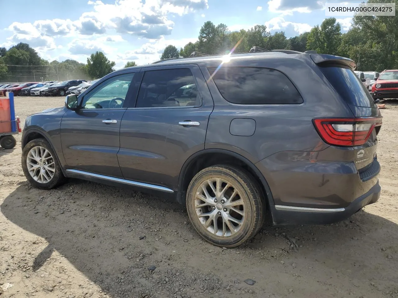 2016 Dodge Durango Sxt VIN: 1C4RDHAG0GC424275 Lot: 72767954