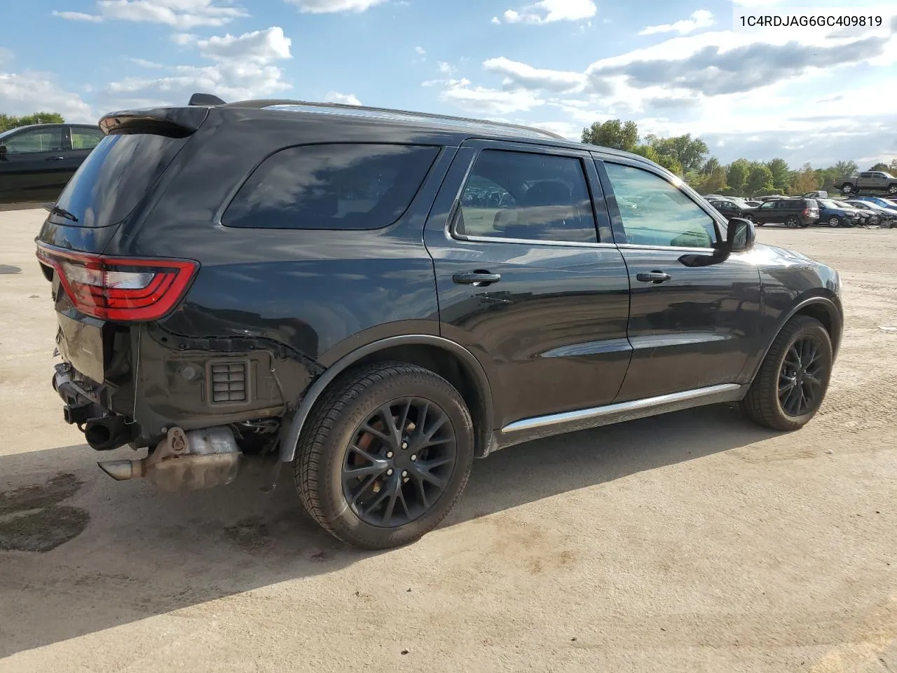 2016 Dodge Durango Sxt VIN: 1C4RDJAG6GC409819 Lot: 73100594