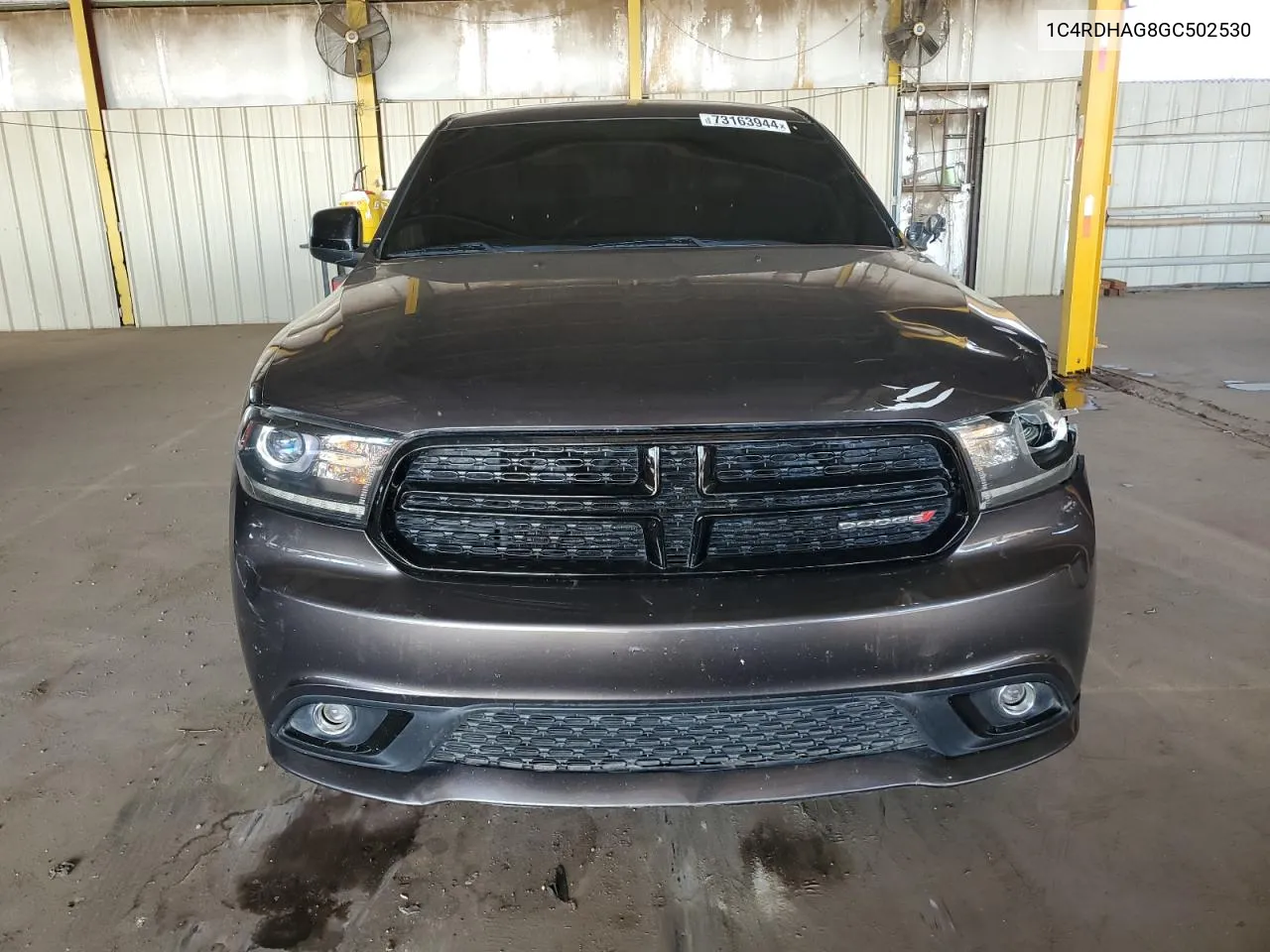 2016 Dodge Durango Sxt VIN: 1C4RDHAG8GC502530 Lot: 73163944