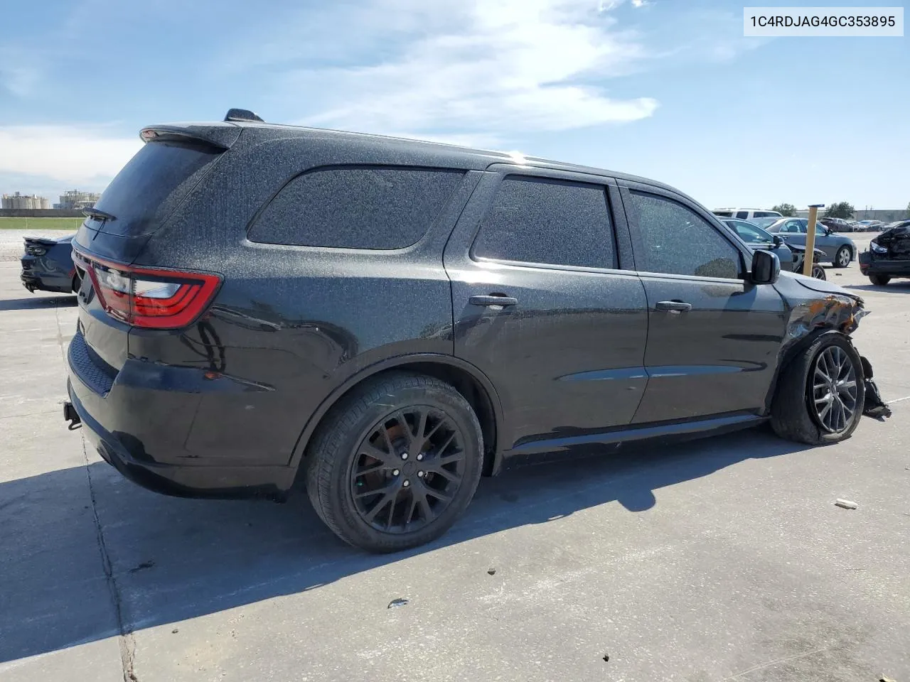 2016 Dodge Durango Sxt VIN: 1C4RDJAG4GC353895 Lot: 73189184