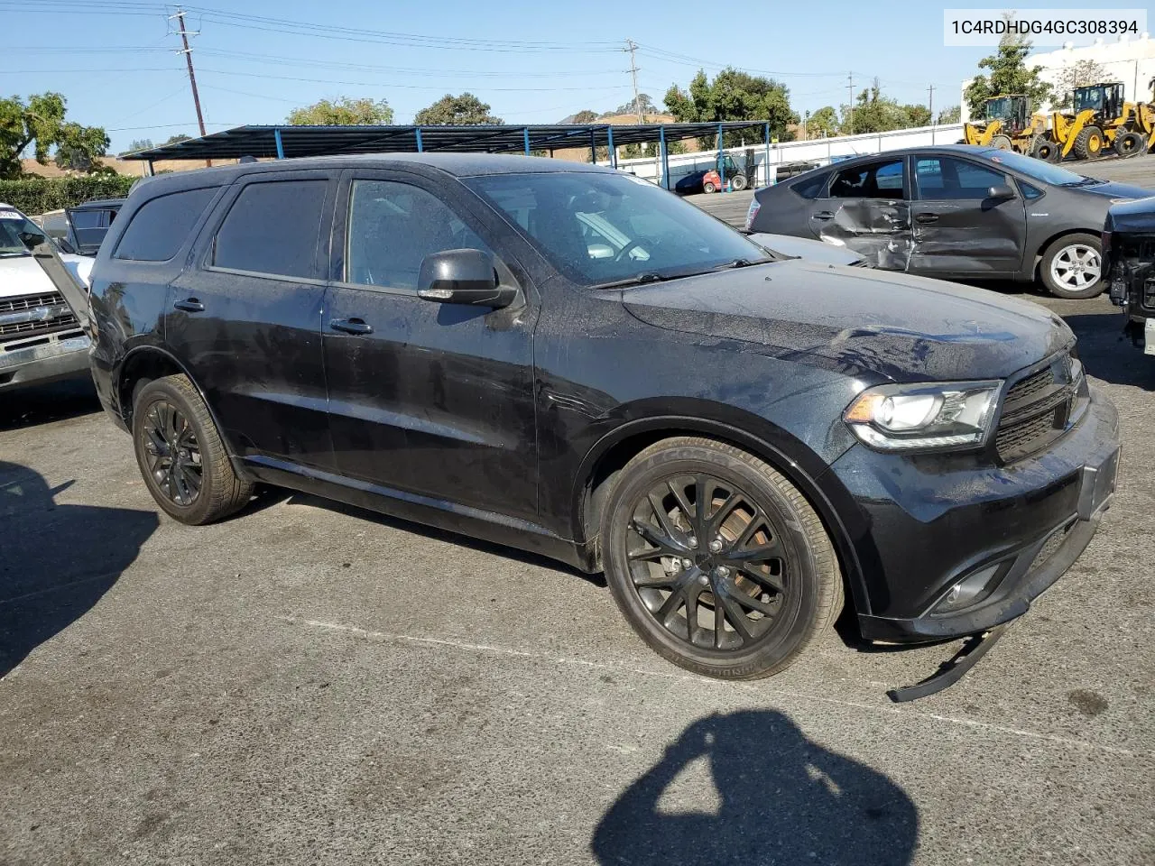 2016 Dodge Durango Limited VIN: 1C4RDHDG4GC308394 Lot: 73470994